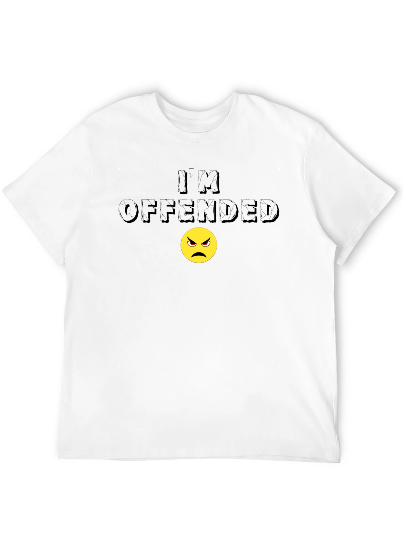 Black I'm Offended T-Shirt - Humorous Graphic Tee view 12