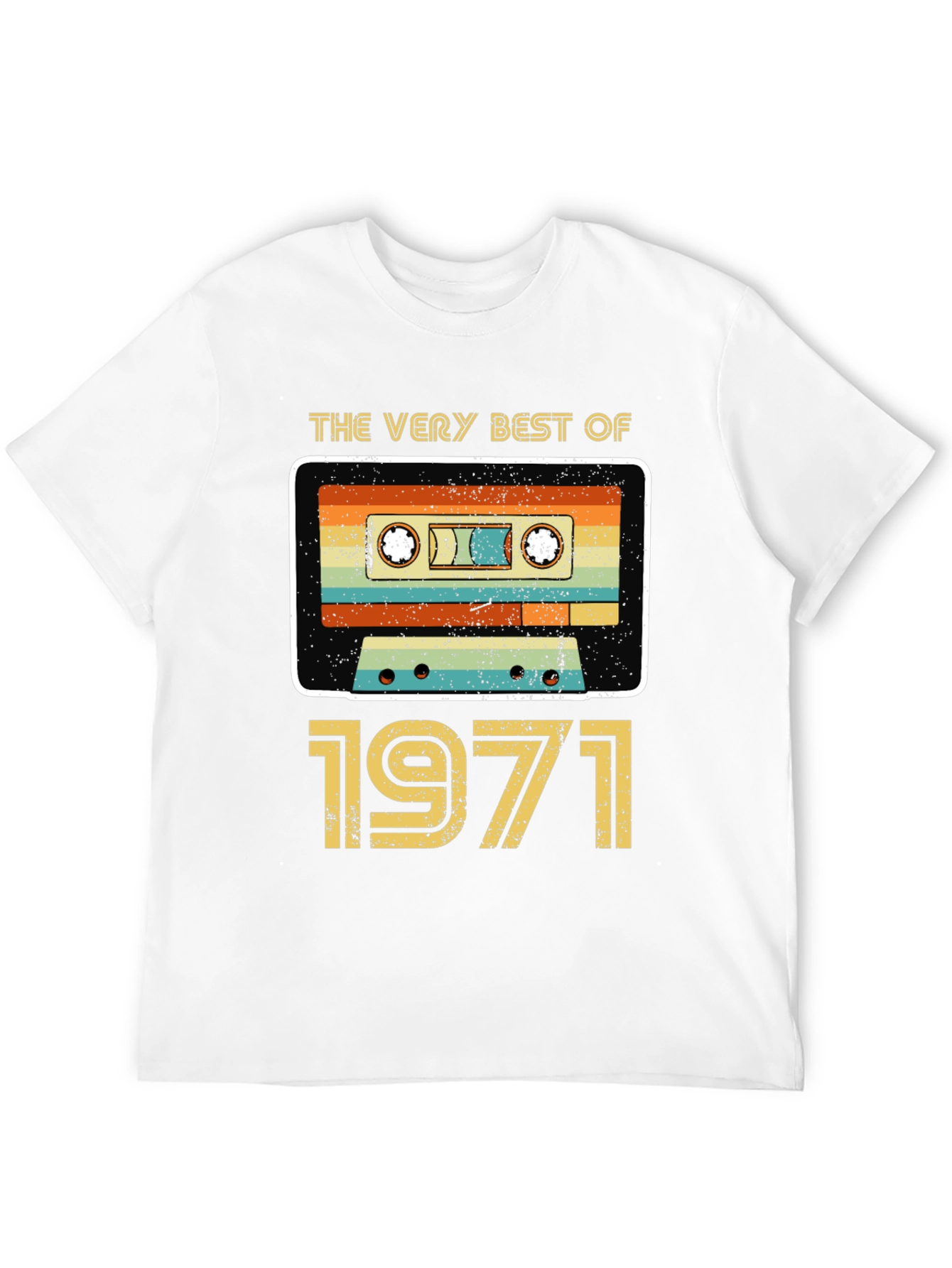 Black Vintage 1971 Cassette Tape Graphic T-Shirt view 12