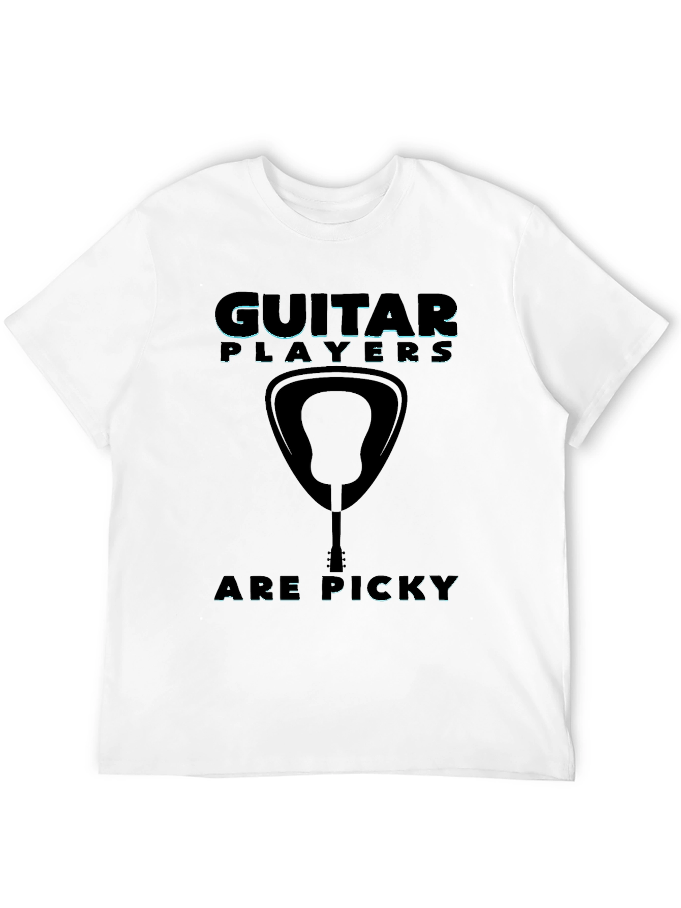 Black Guitar Players Are Picky T-Shirt - Musician Gift view 12