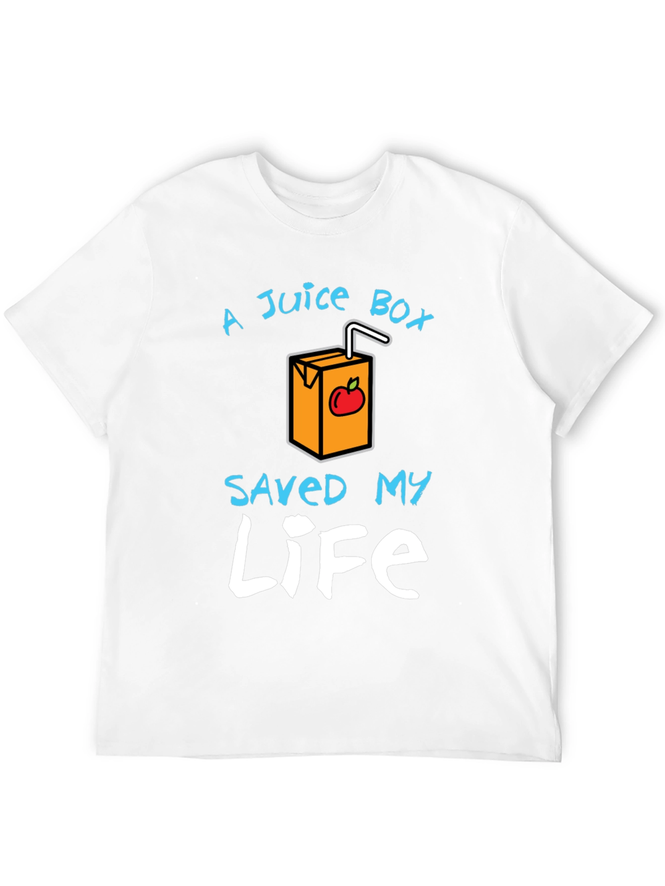 Black Juice Box Saved My Life Graphic Tee - Trendy T-Shirt view 12