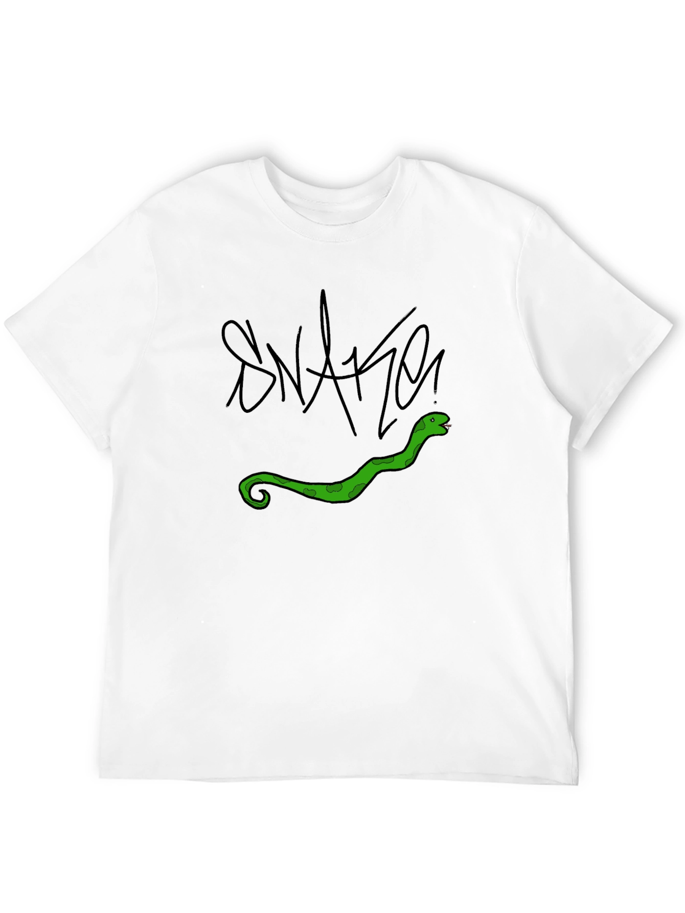 Black Snake Graphic T-Shirt - Cool Reptile Tee view 12