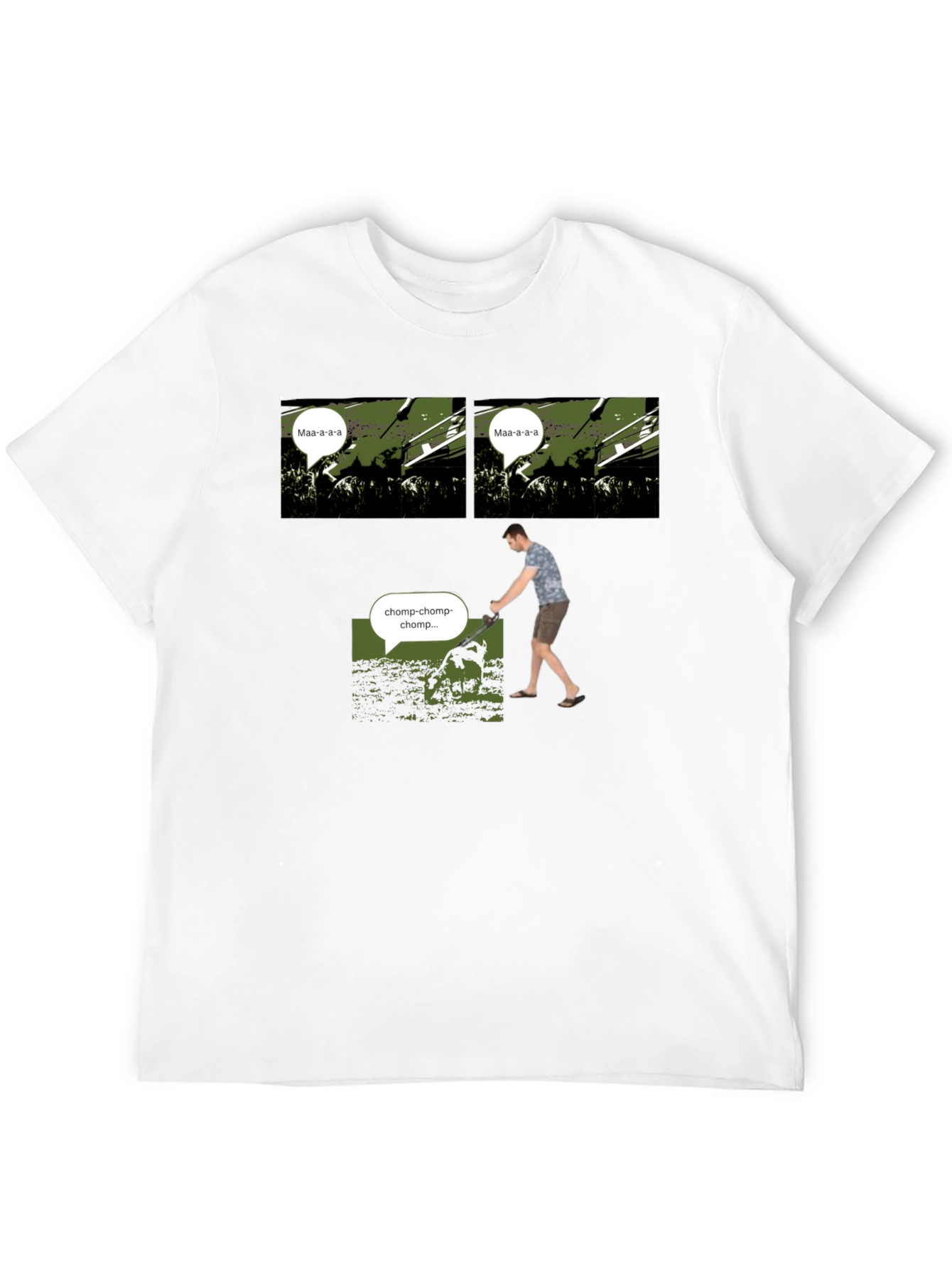 Black Maa-a-a-a vs Chomp T-Shirt view 12