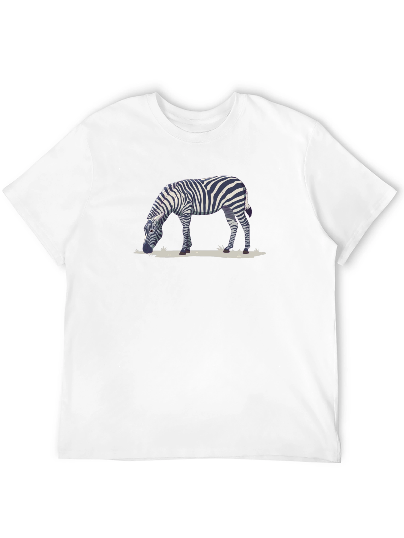 Black Zebra Graphic Black T-Shirt view 12