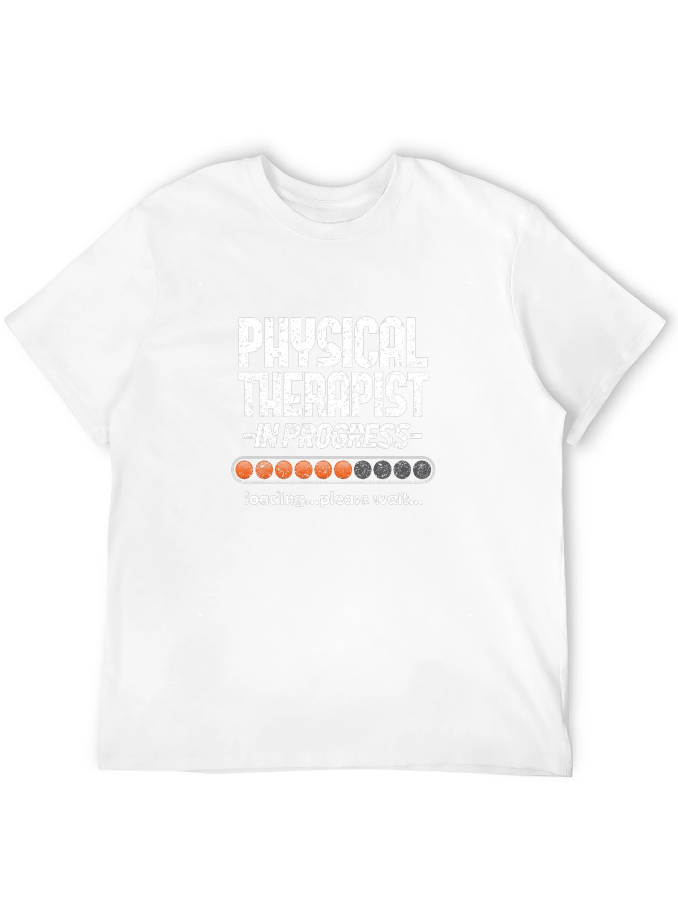Black Physical Therapist in Progress Loading T-Shirt view 12