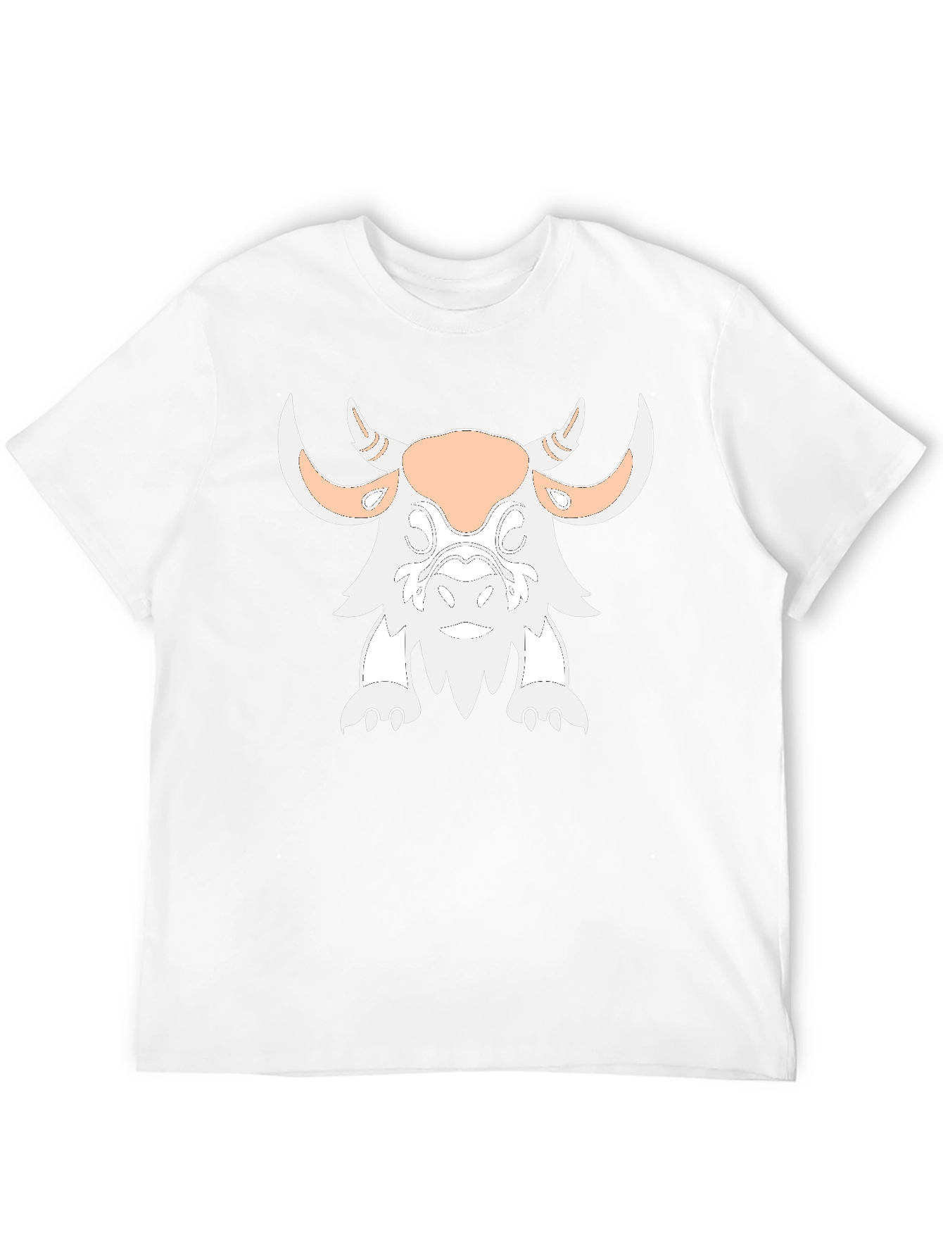 Black Cool Black T-Shirt with Bull Graphic view 12