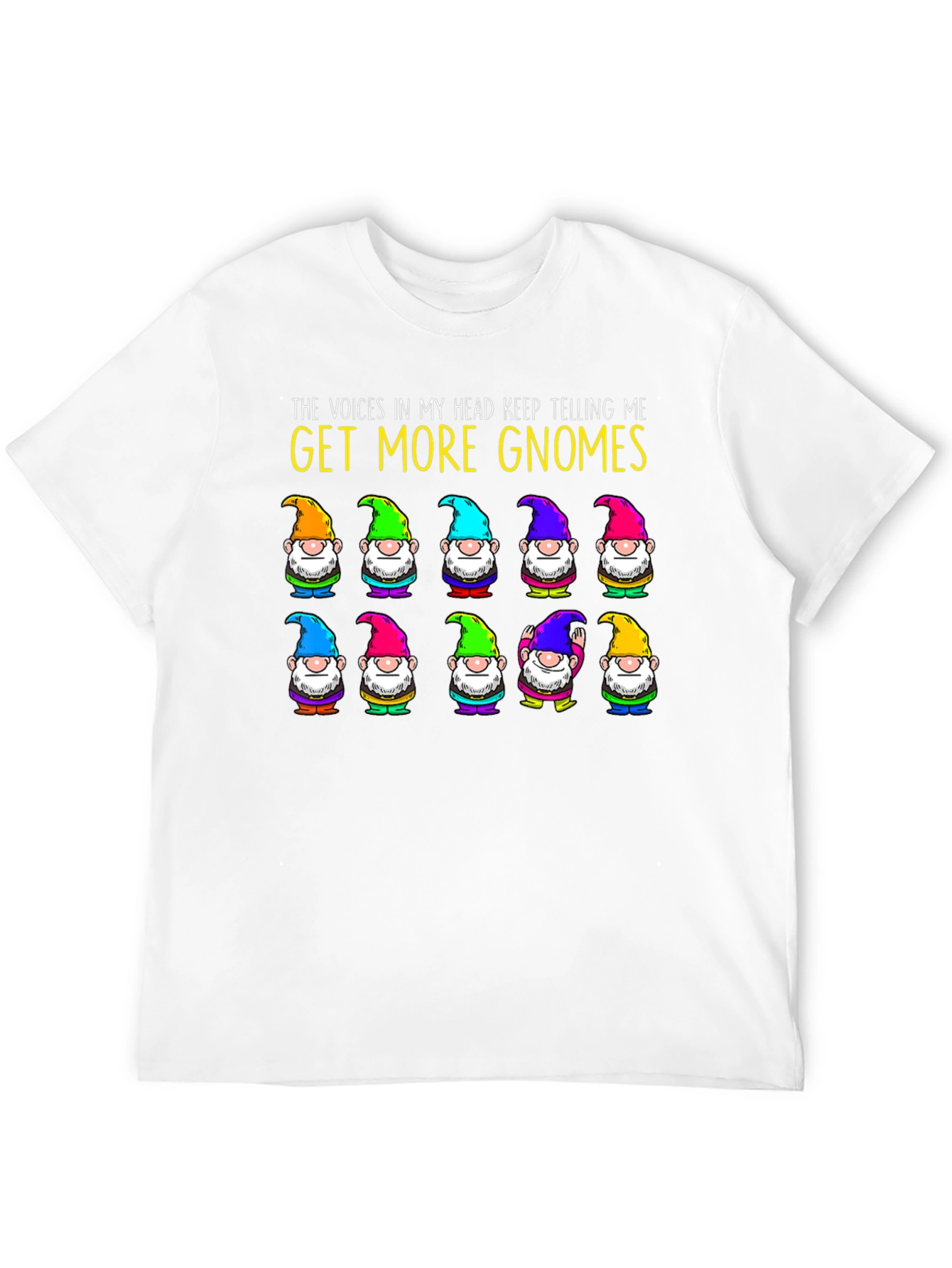 Black Get More Gnomes T-Shirt Funny Garden Lover Tee view 12