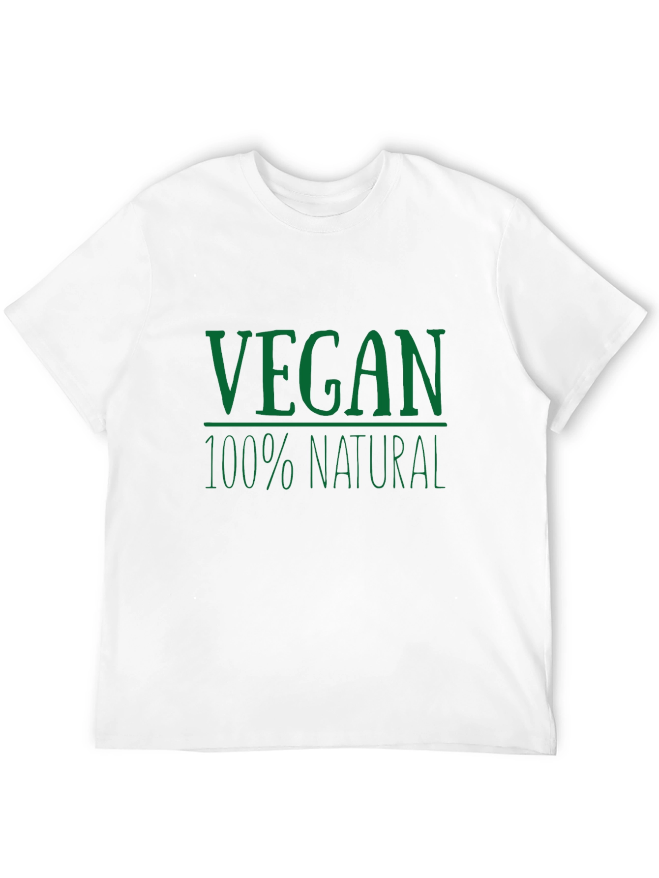 Vegan 100% Natural Graphic T-Shirt - Black - 12