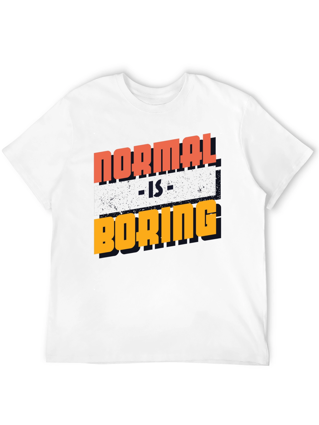 Black Normal Is Boring Graphic Tee view 12