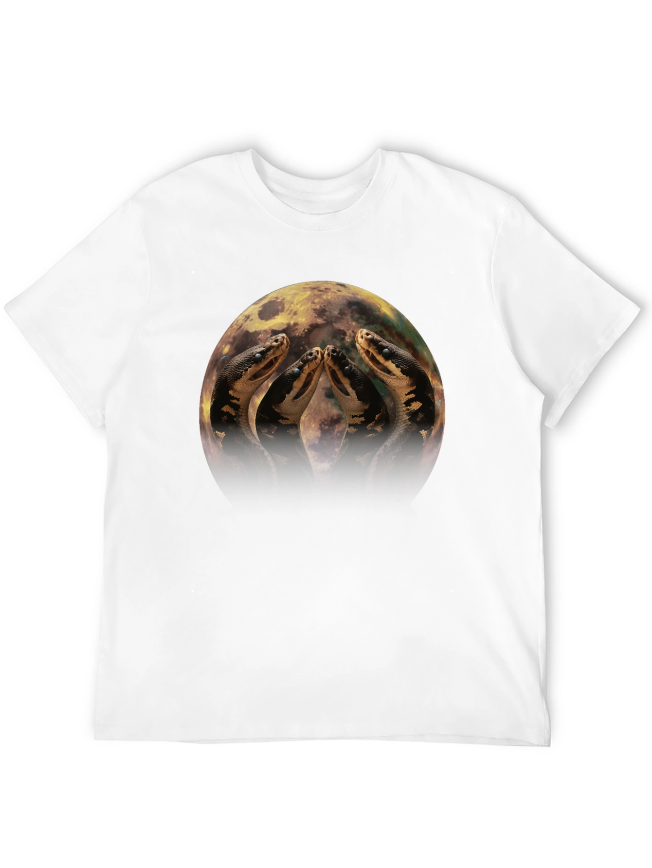Black Anaconda Moon T-Shirt view 12