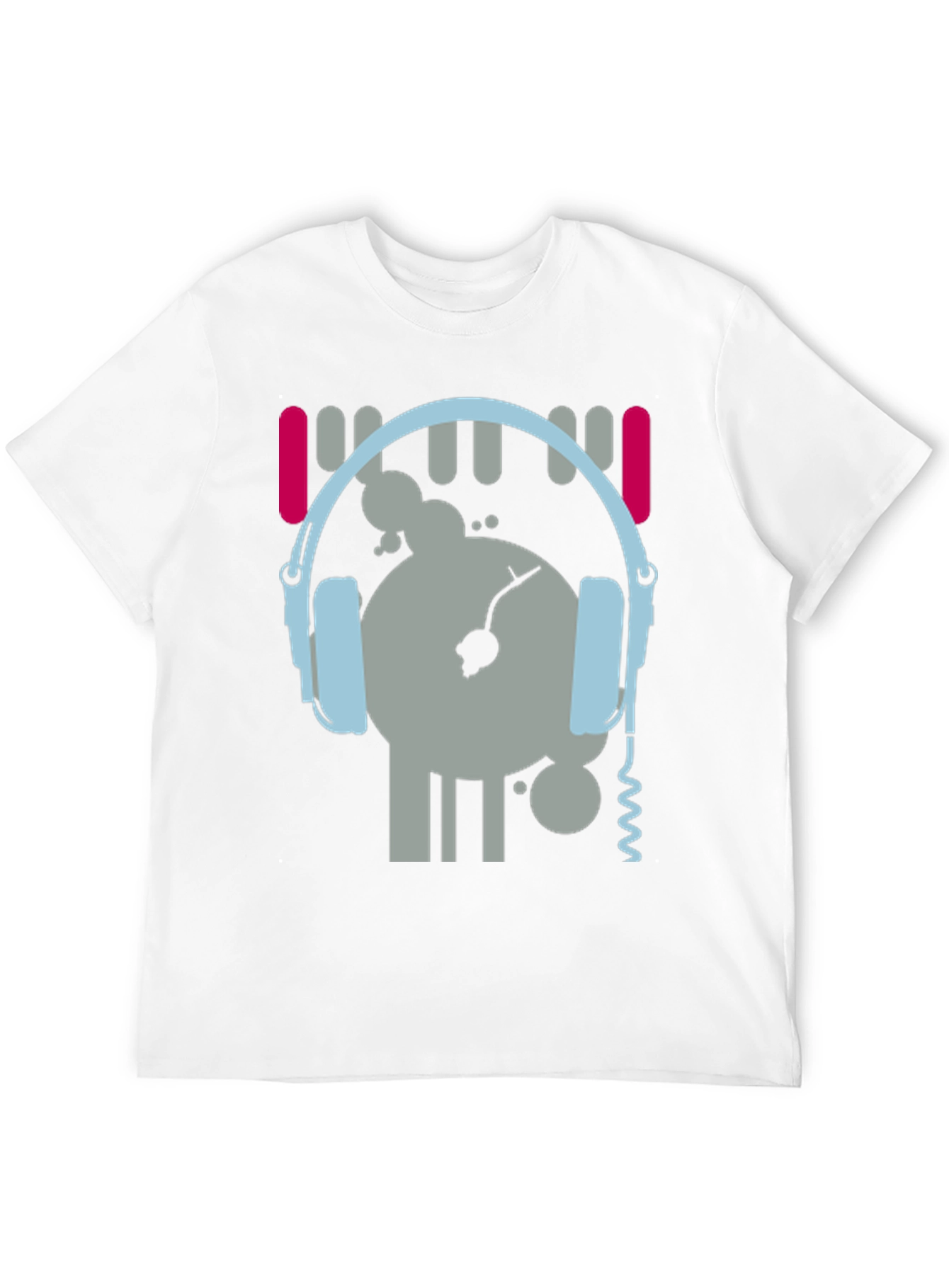 Black DJ Graphic Tee - Music Lover's Black T-Shirt view 12