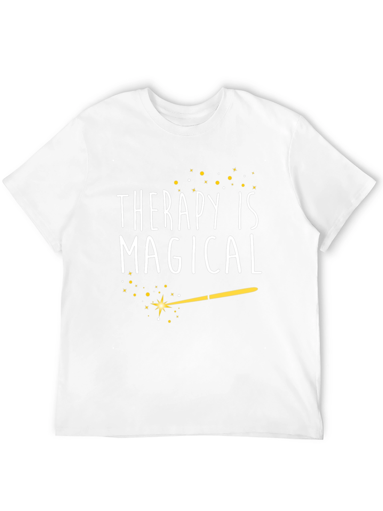 Black Therapy is Magical T-Shirt - Graphic Tee view 12