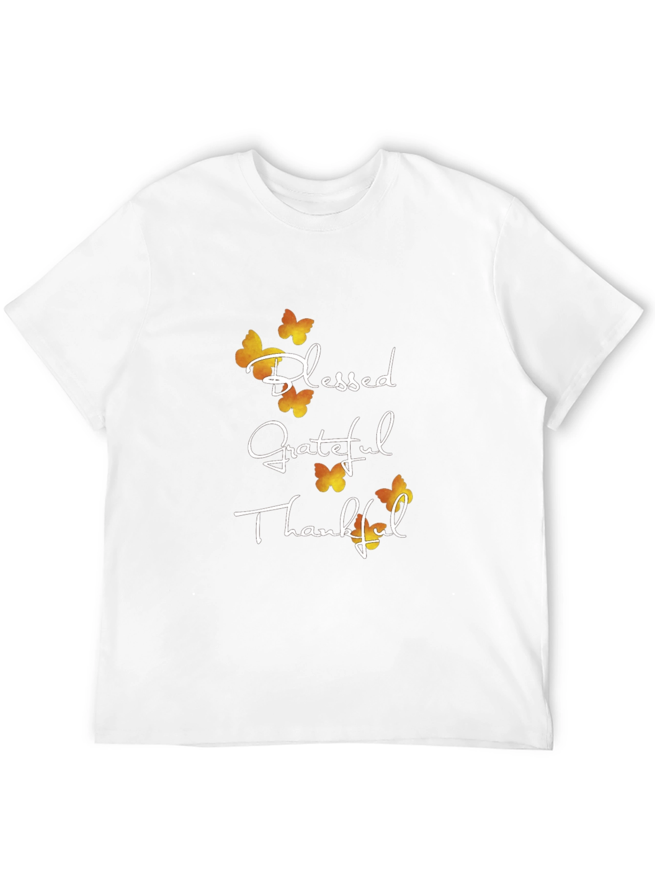 Black Blessed Grateful Thankful T-Shirt view 12