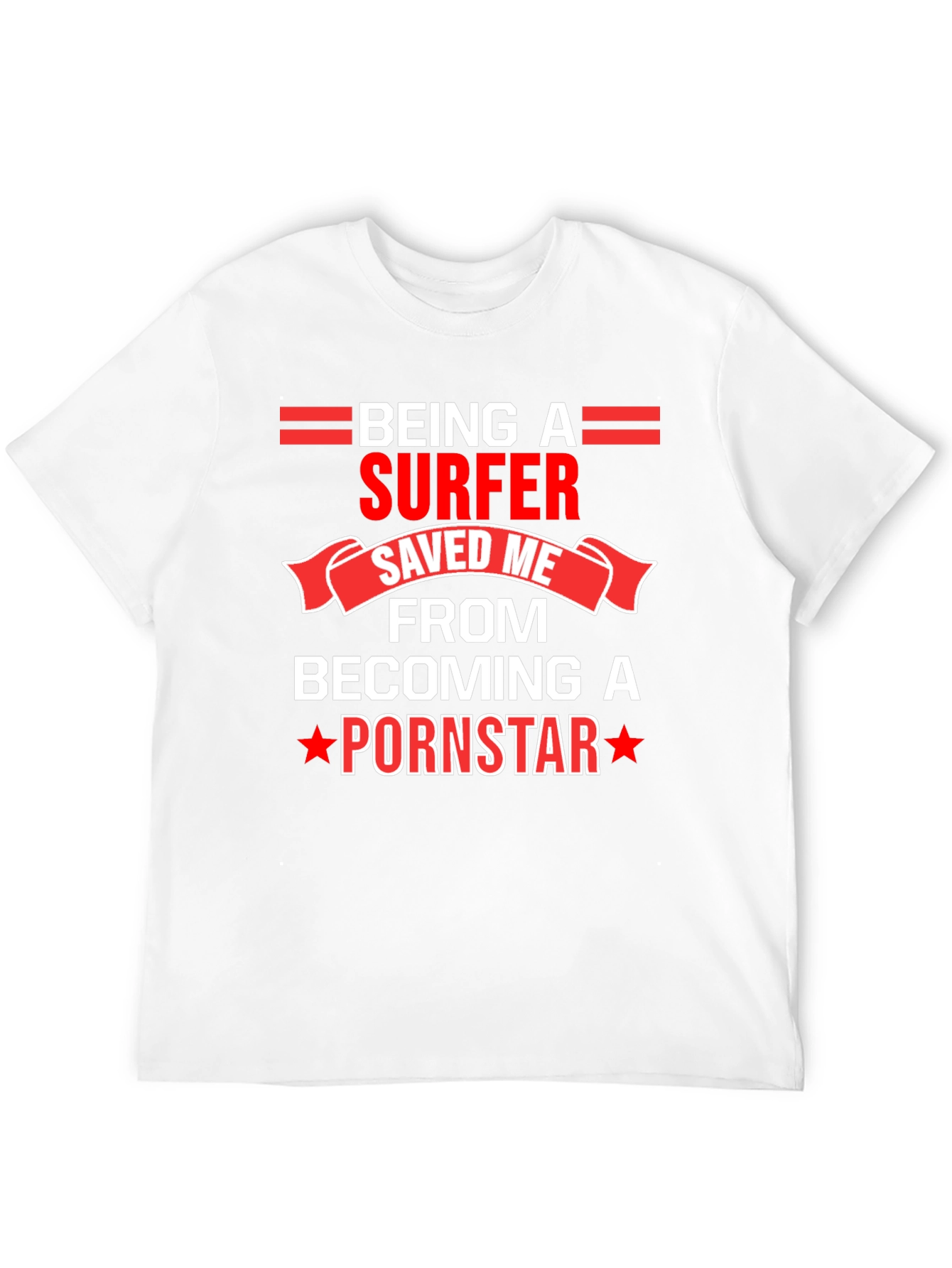 Black Being A Surfer T-Shirt Funny Novelty Tee view 12
