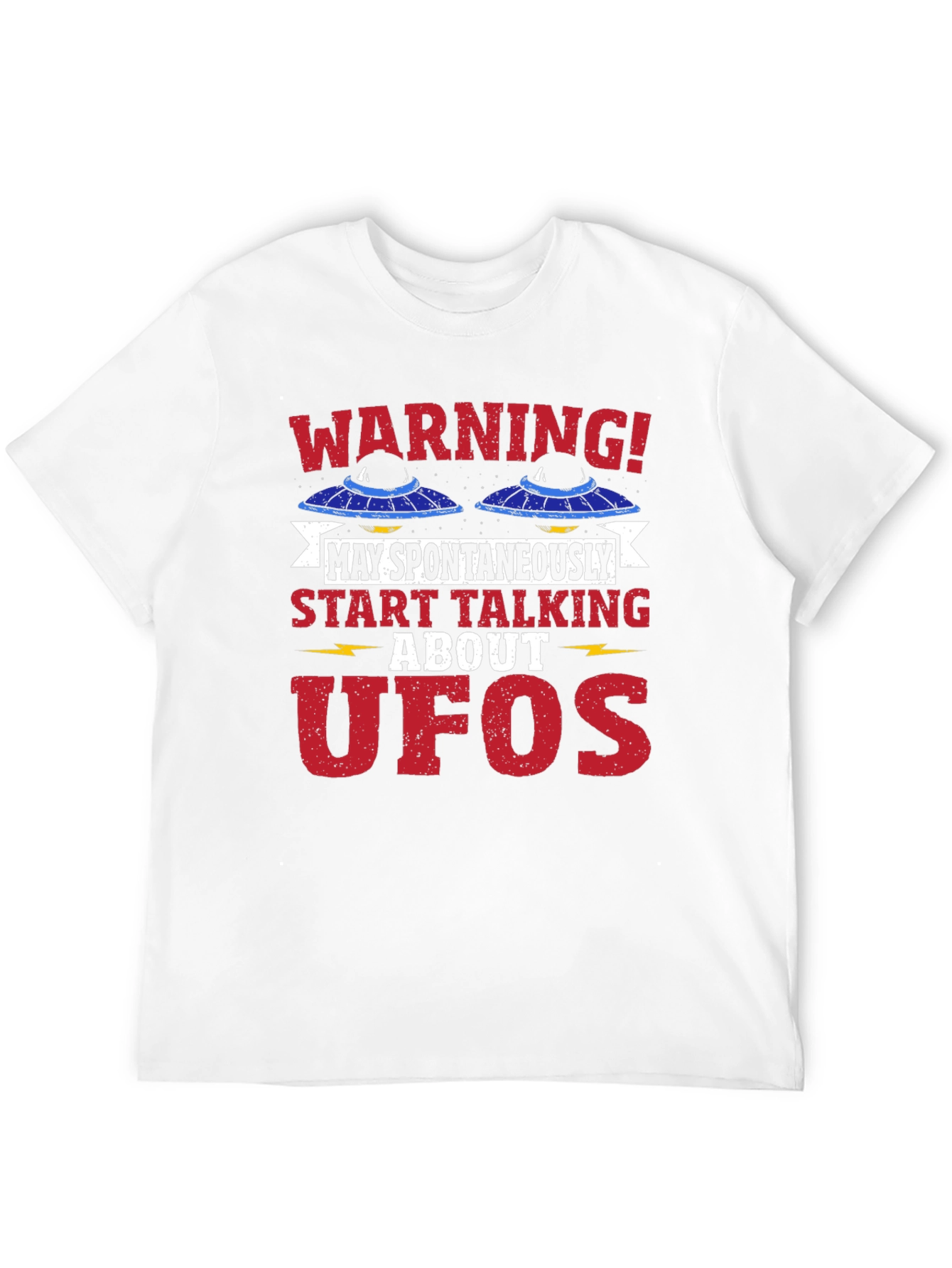 Black UFO Conversation Starter Graphic Tee view 12