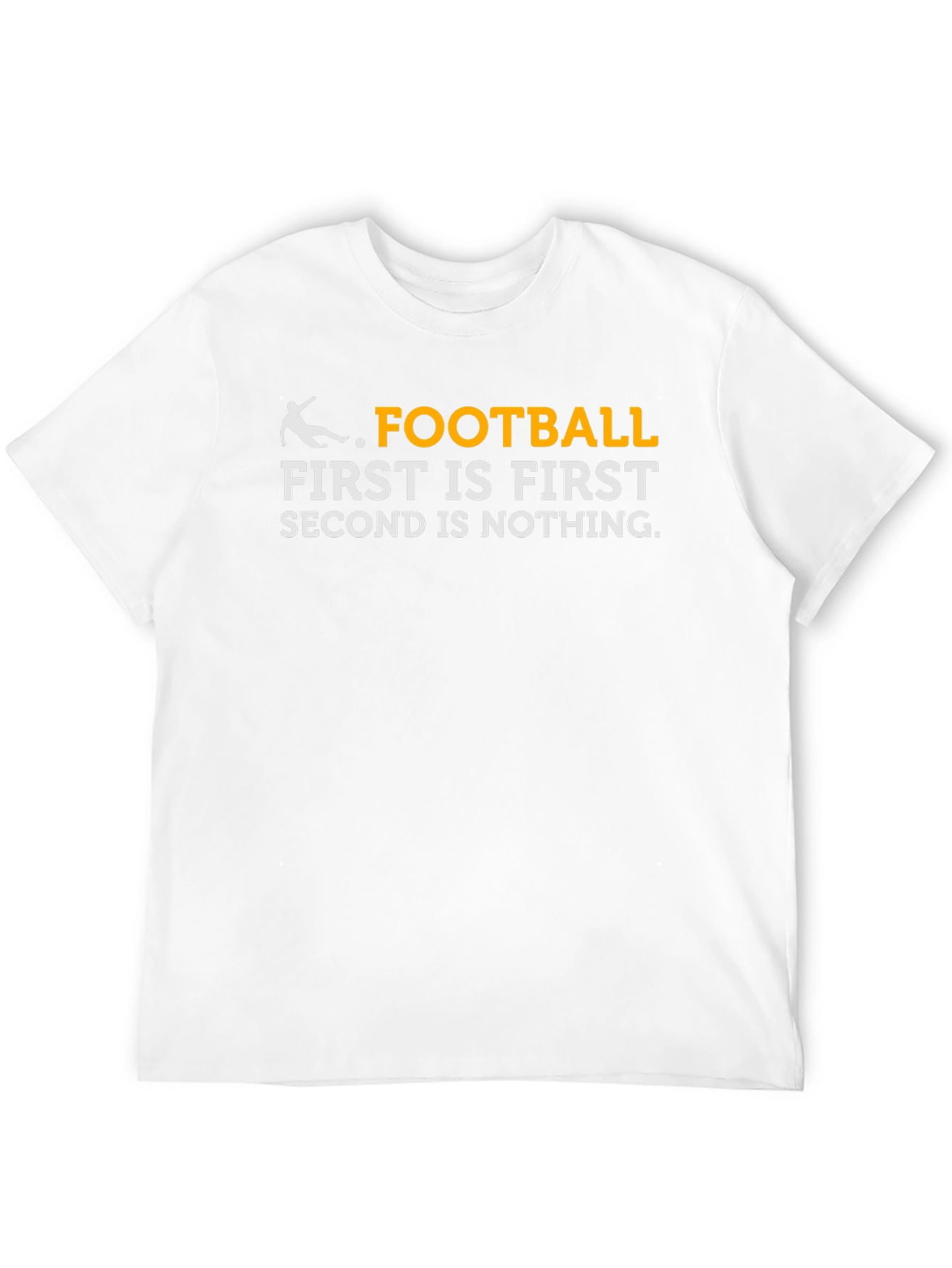 Black Football First T-Shirt view 12