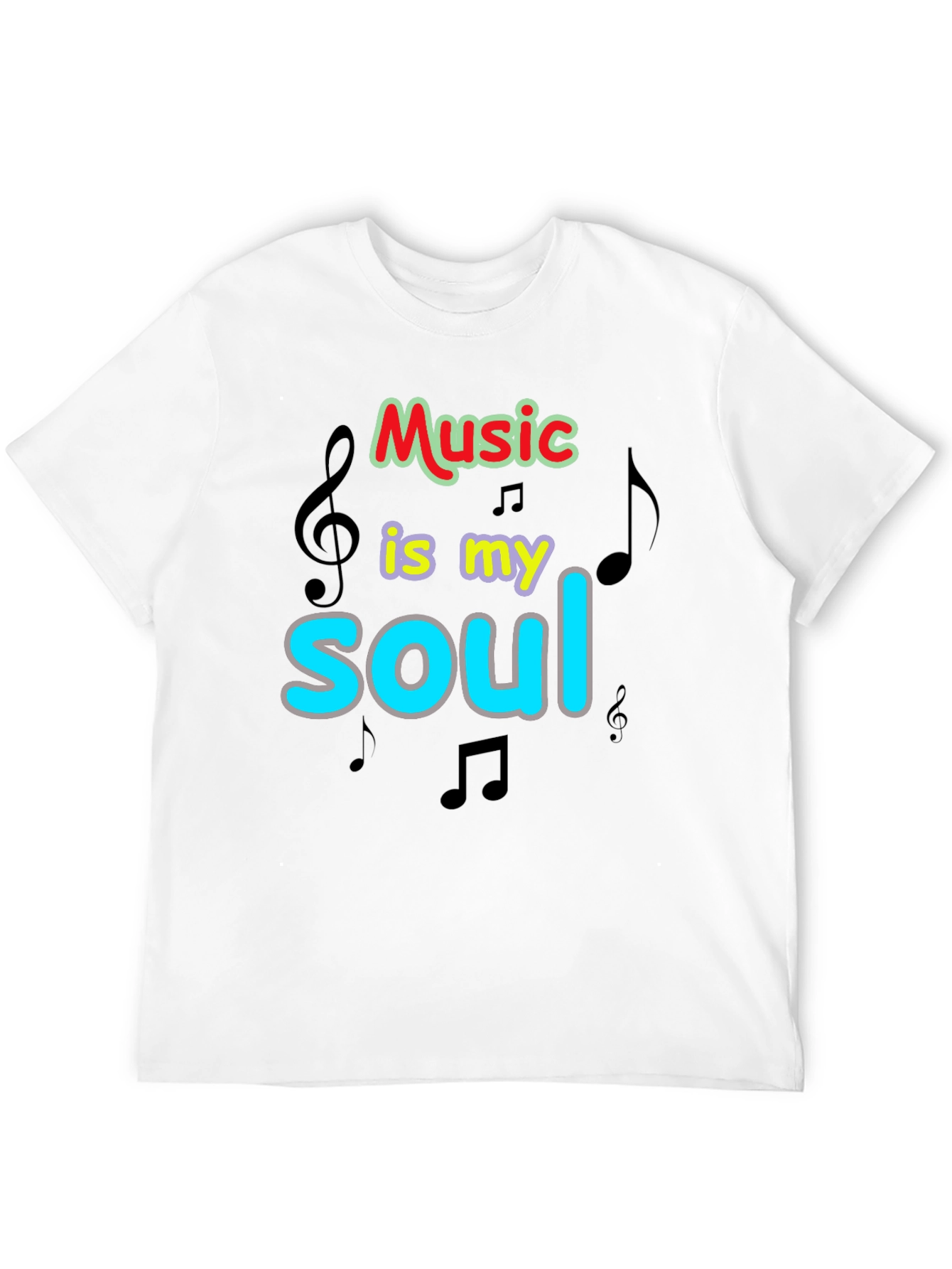 Black Music is My Soul Graphic T-Shirt view 12