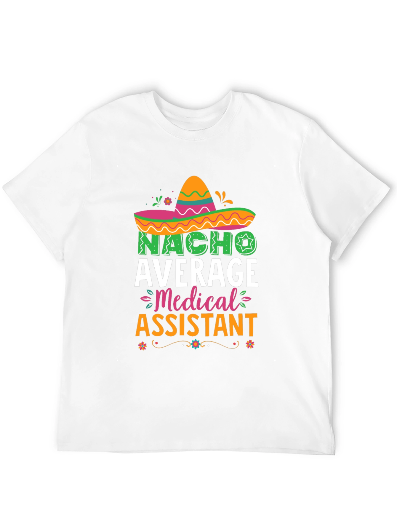 Black Nacho Average Medical Assistant T-Shirt view 12
