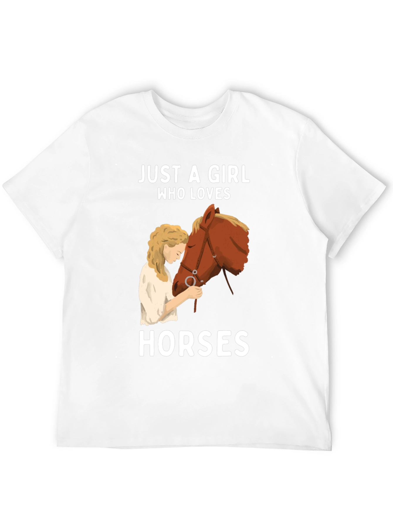 Black Girl Who Loves Horses T-Shirt view 12