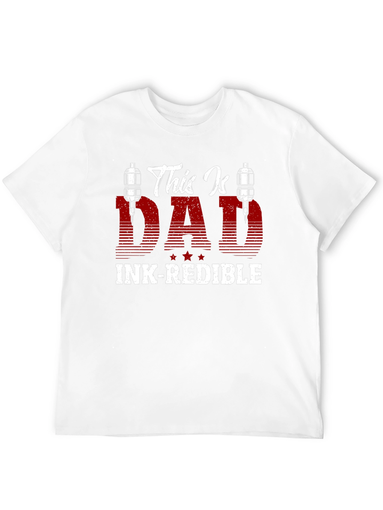 Black Ink-redible Dad T-Shirt view 12