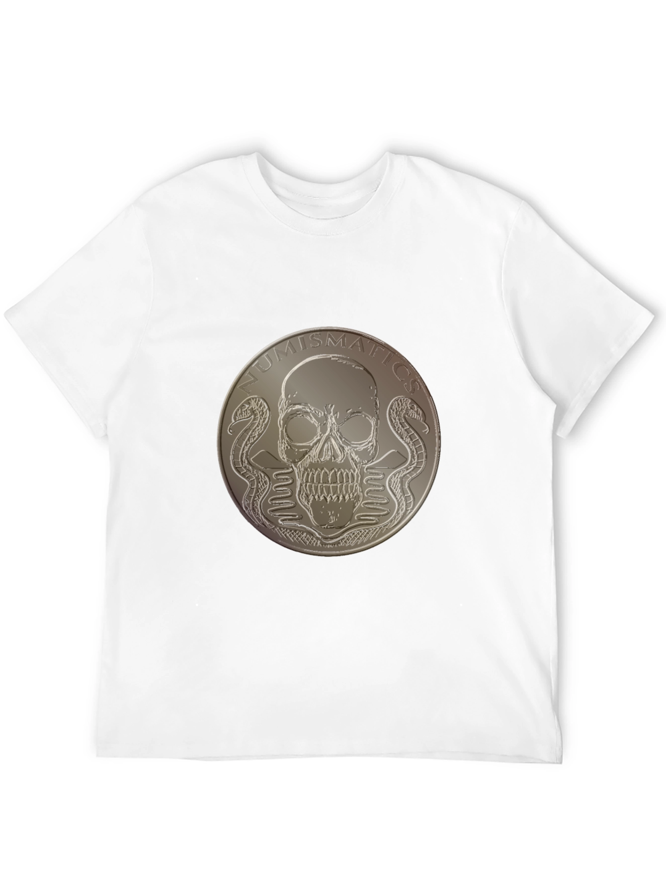 Black Numismatics Skull & Snakes Graphic Tee - Black view 12
