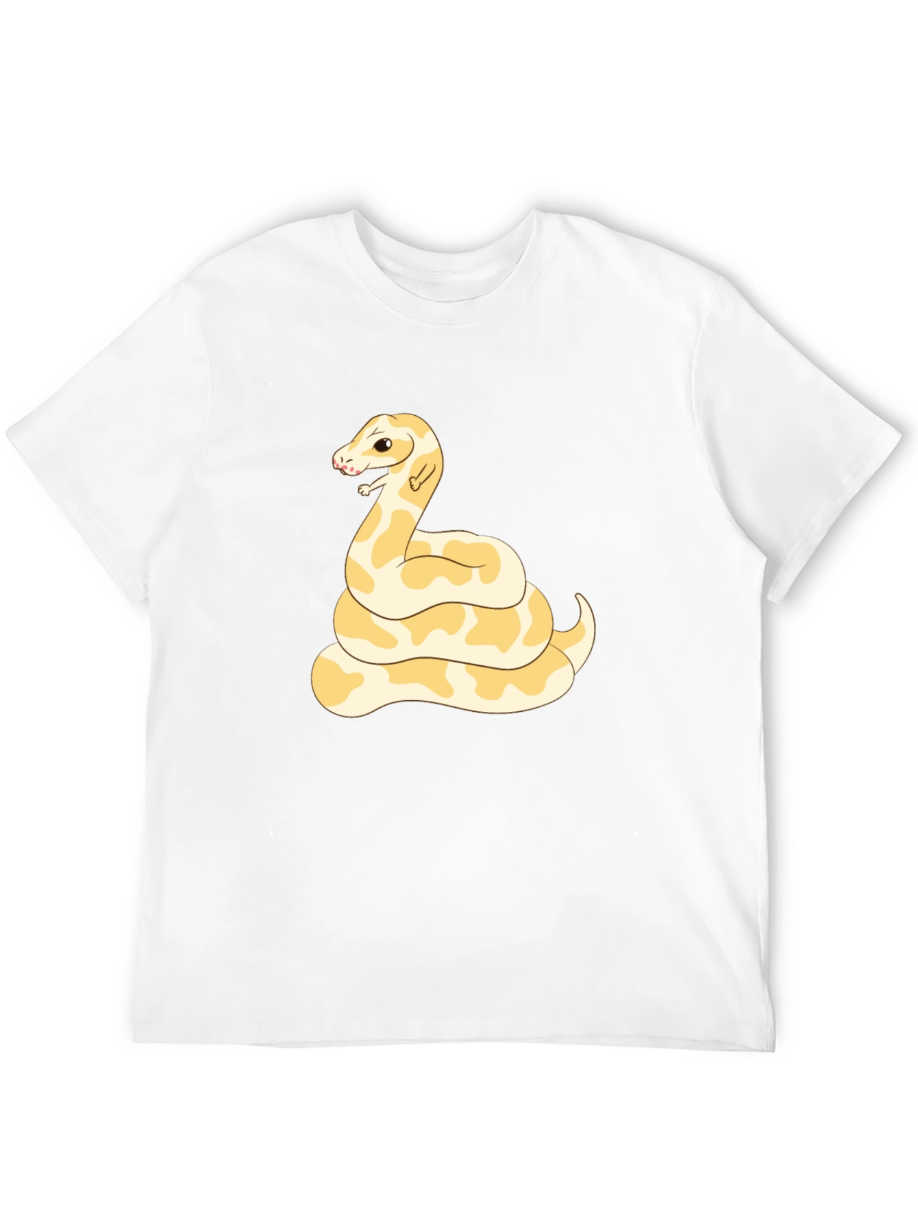 Black Snake Graphic Tee - Black Cotton T-Shirt view 12