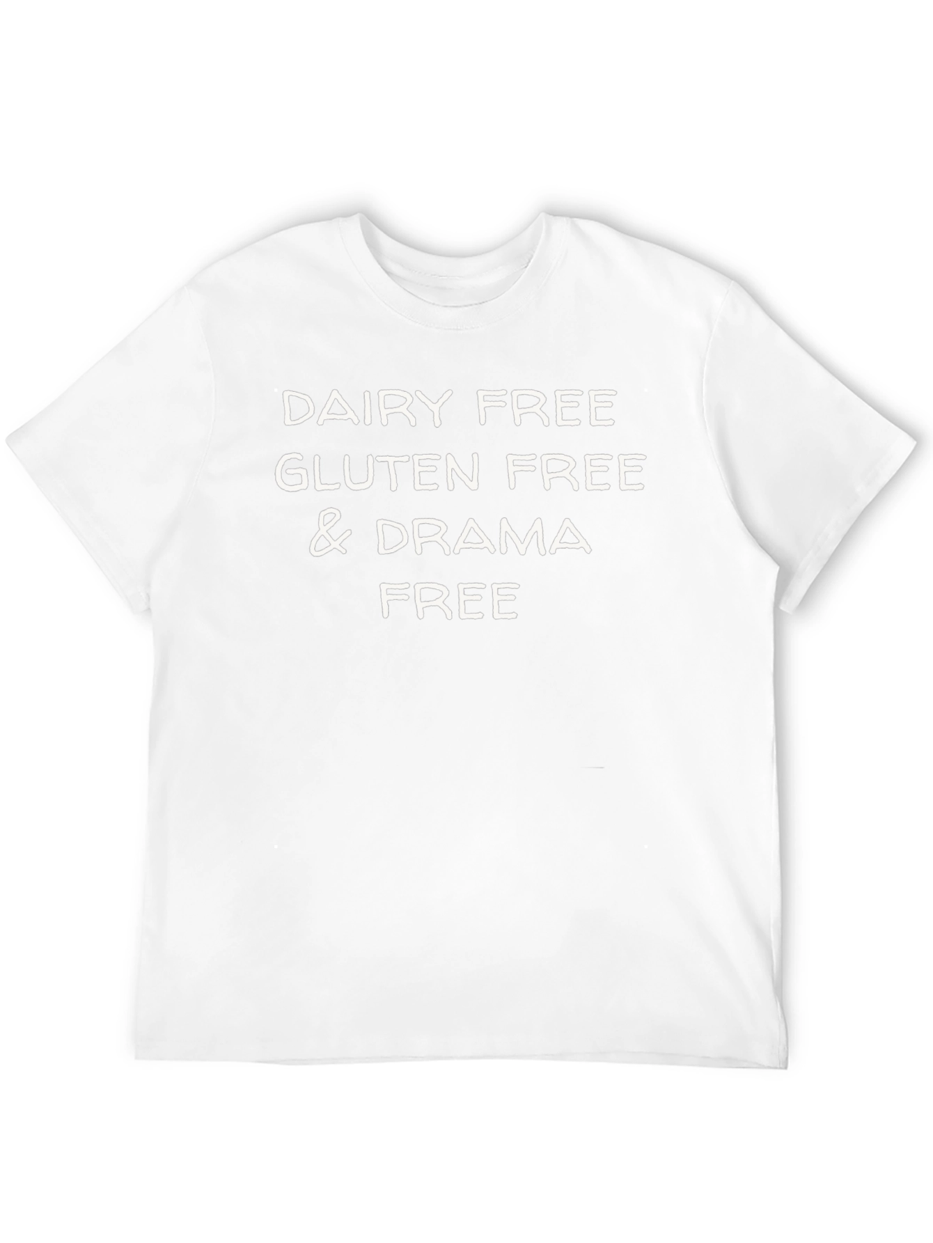 Black Dairy, Gluten & Drama Free Black Tee view 12
