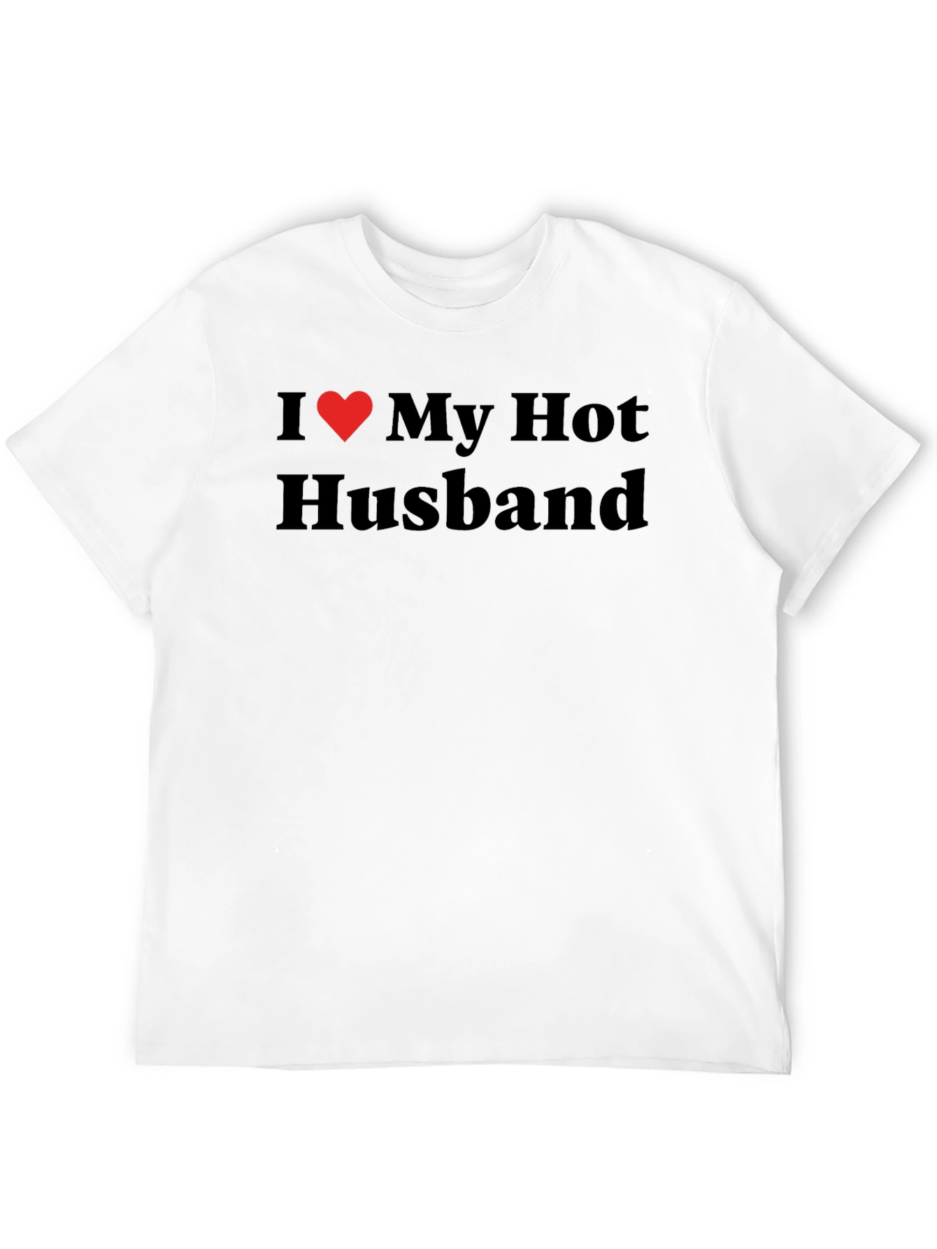 Black I Heart My Hot Husband T-Shirt - Novelty Apparel view 12