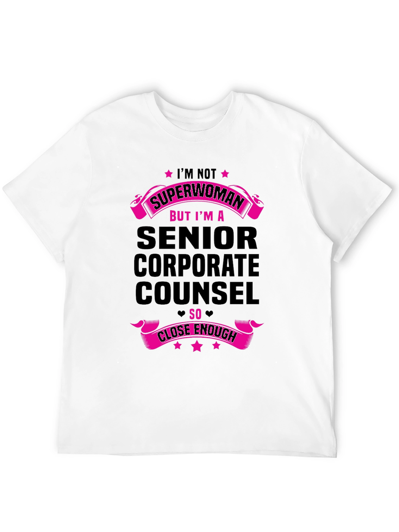 Black Senior Corporate Counsel Superwoman T-Shirt view 12