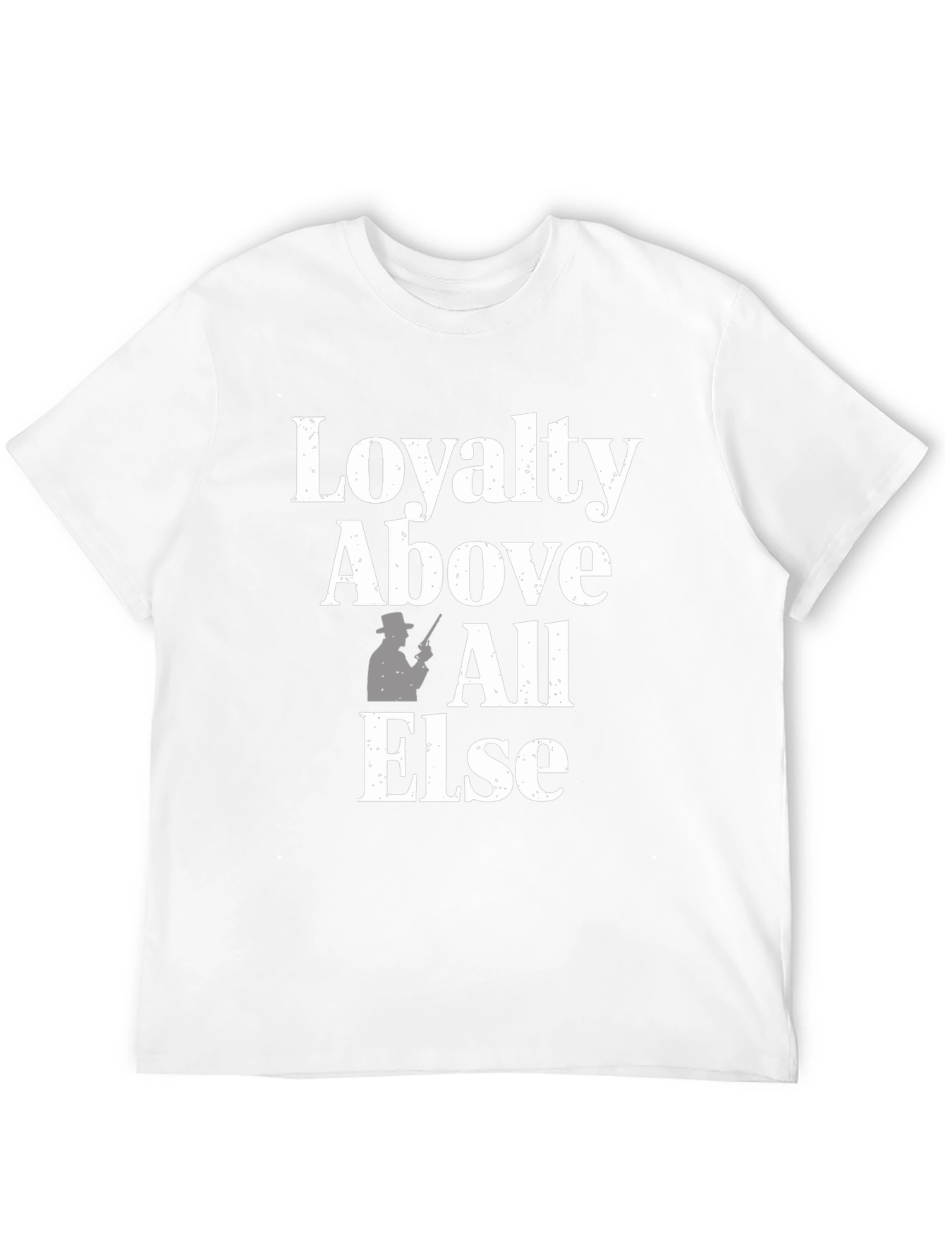 Black Loyalty Above All Else Graphic T-Shirt view 12