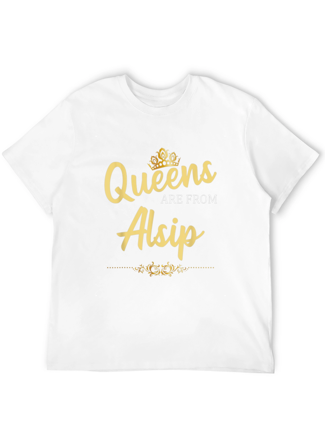 Black Queens Are From Alsip - Novelty Graphic T-Shirt view 12