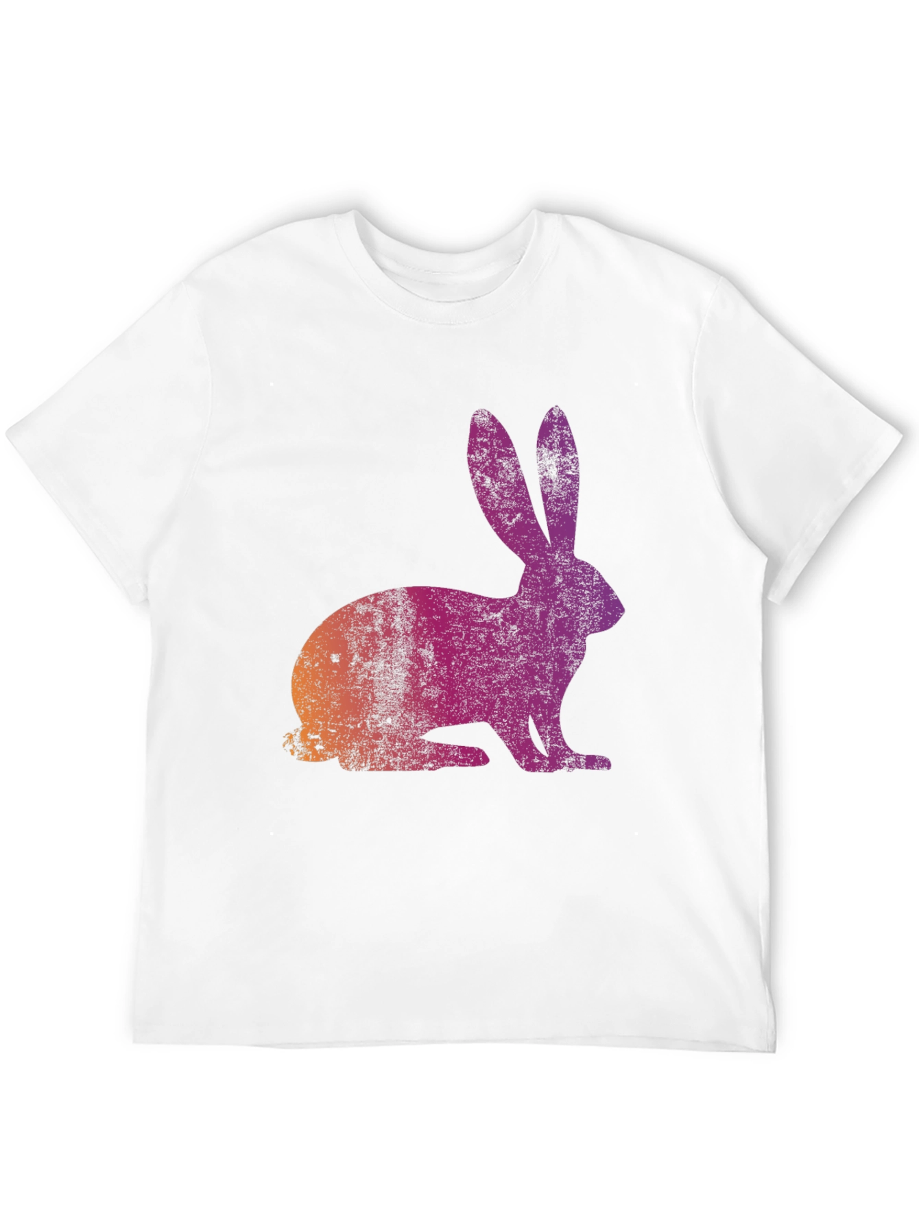 Black Retro Rabbit Graphic Tee view 12