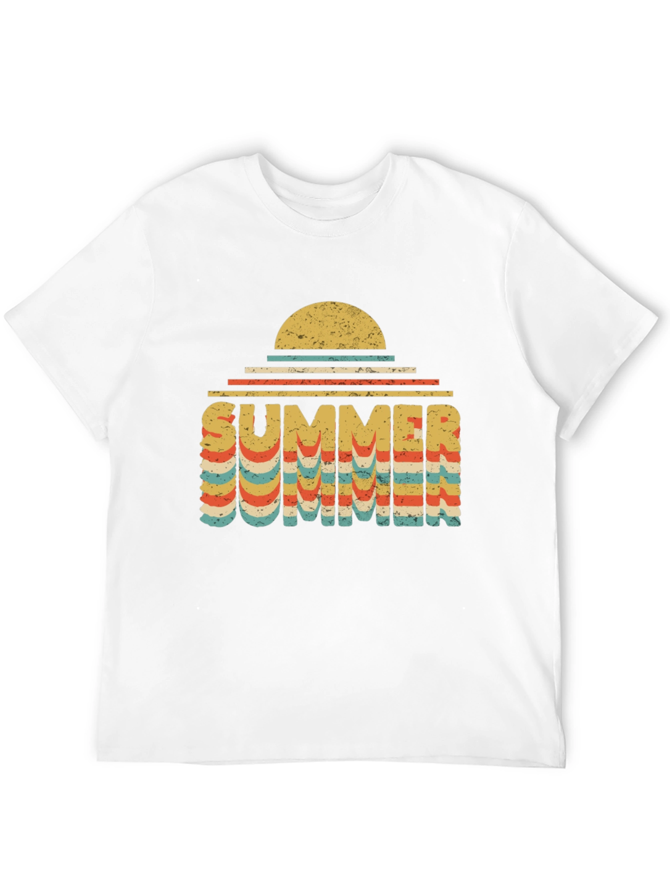 Black Retro Summer T-Shirt view 12