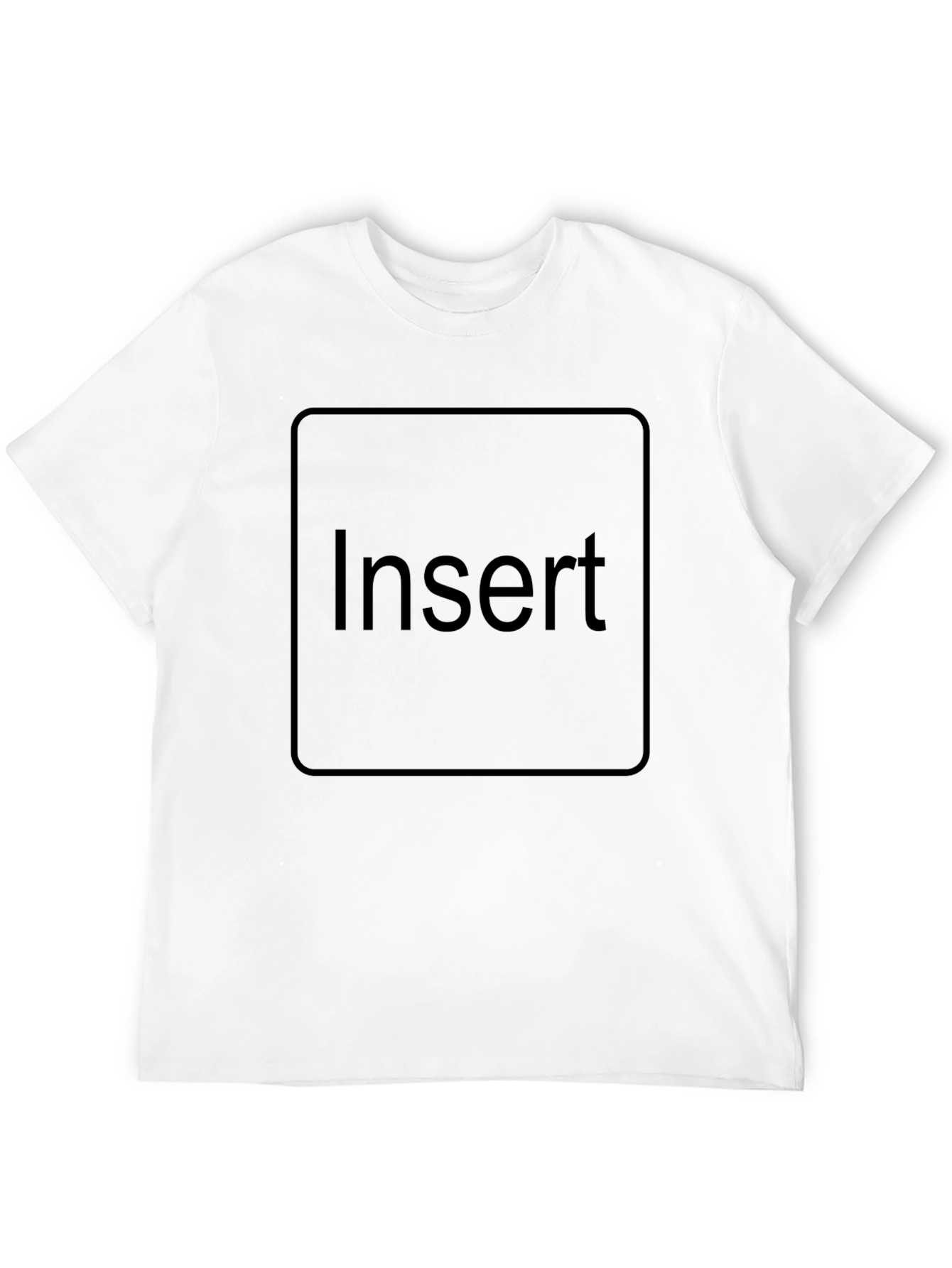 Black Insert Graphic Black T-Shirt view 12