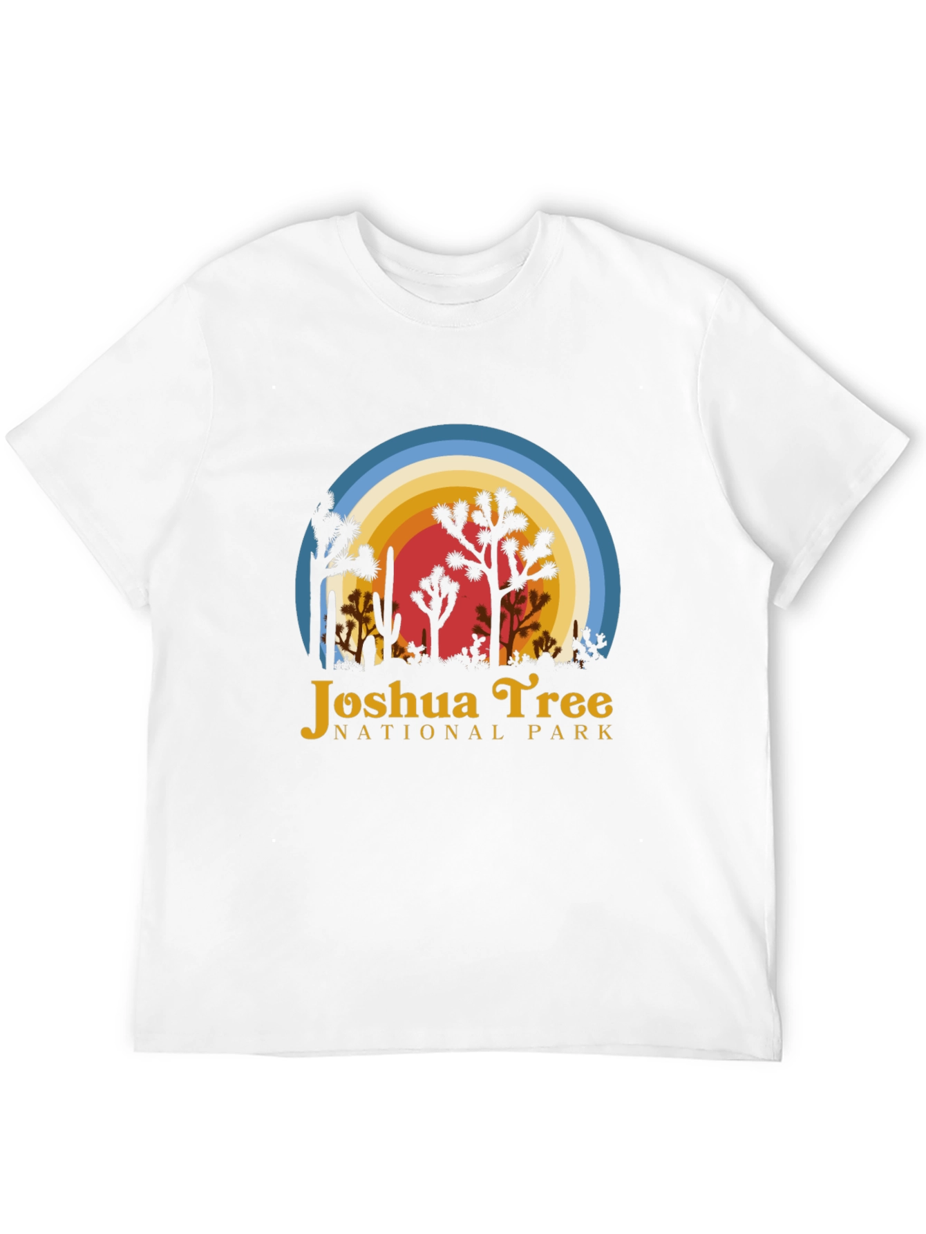 Black Joshua Tree National Park T-Shirt view 12