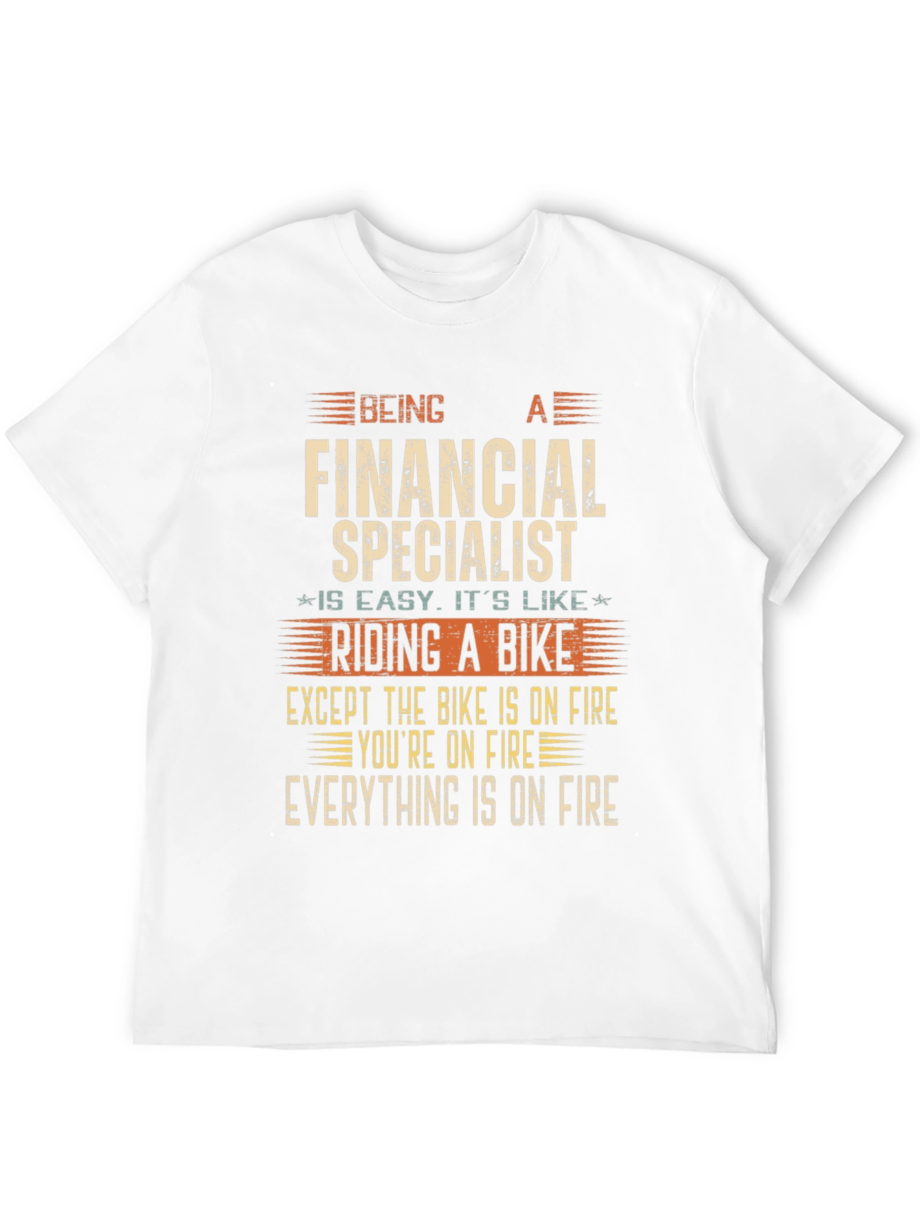 Black Financial Specialist Funny T-Shirt view 12