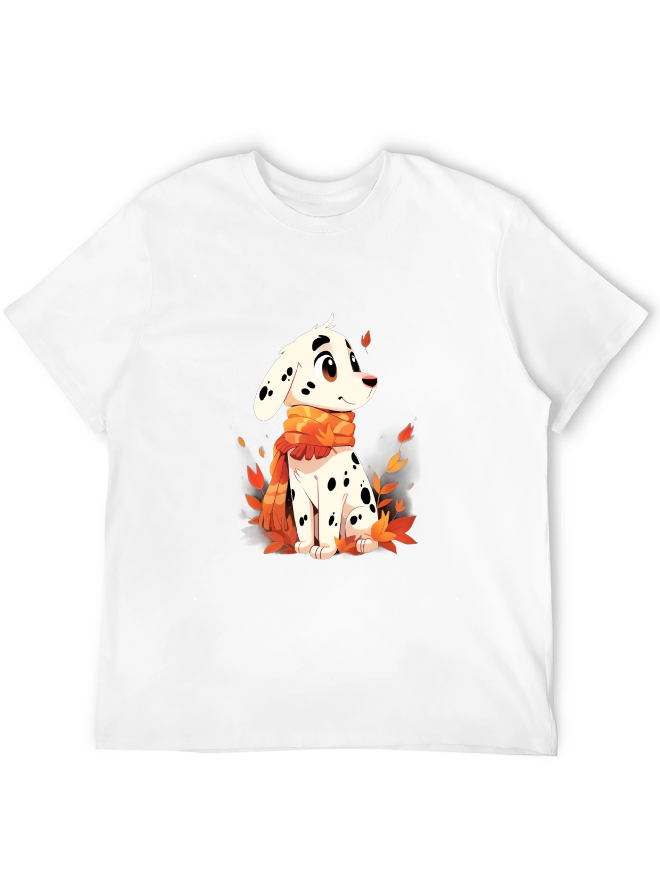 Black Dalmatian Puppy T-Shirt - Cute Cartoon Dog view 12