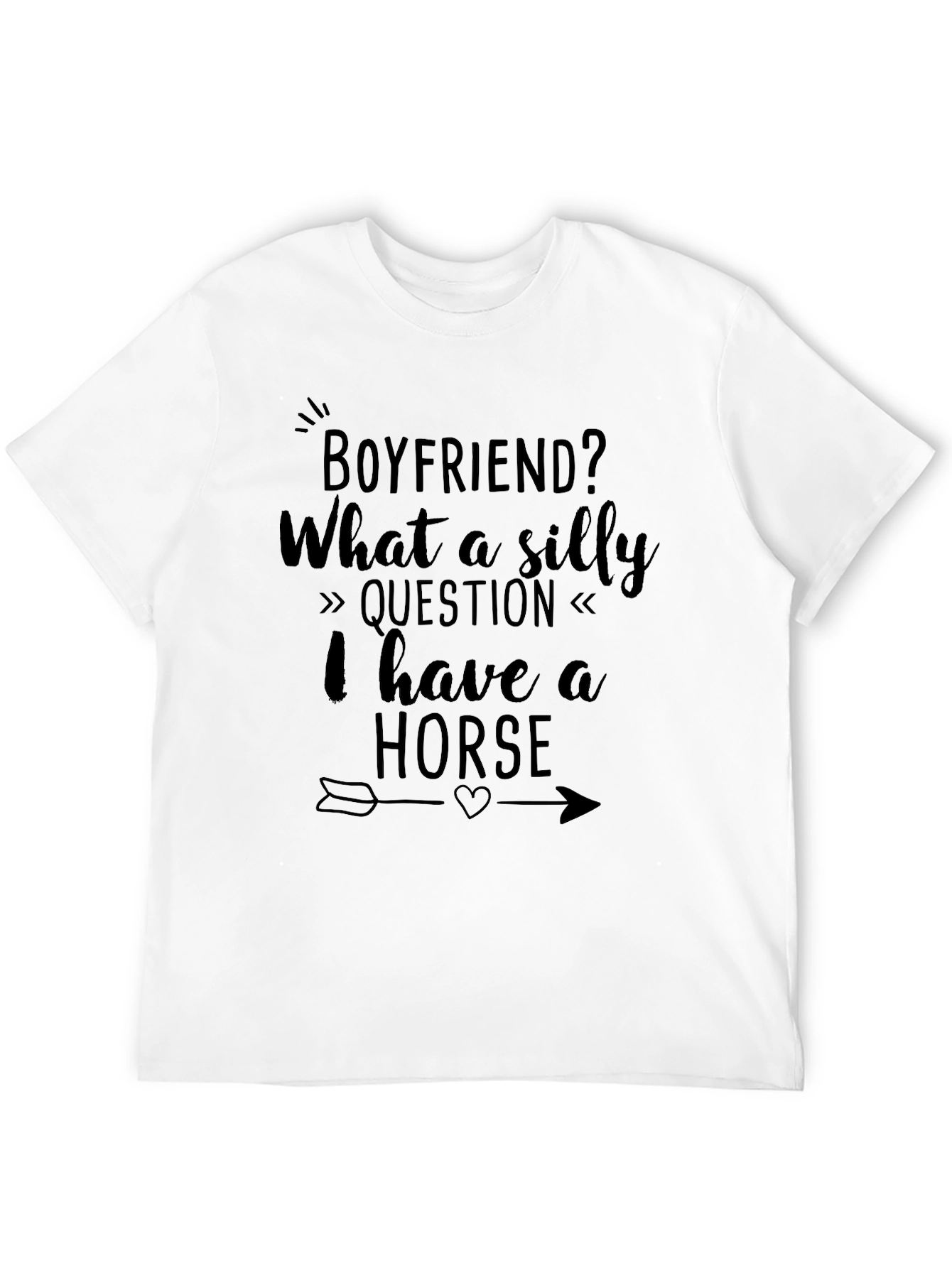 Black Funny Horse Lover T-Shirt view 12