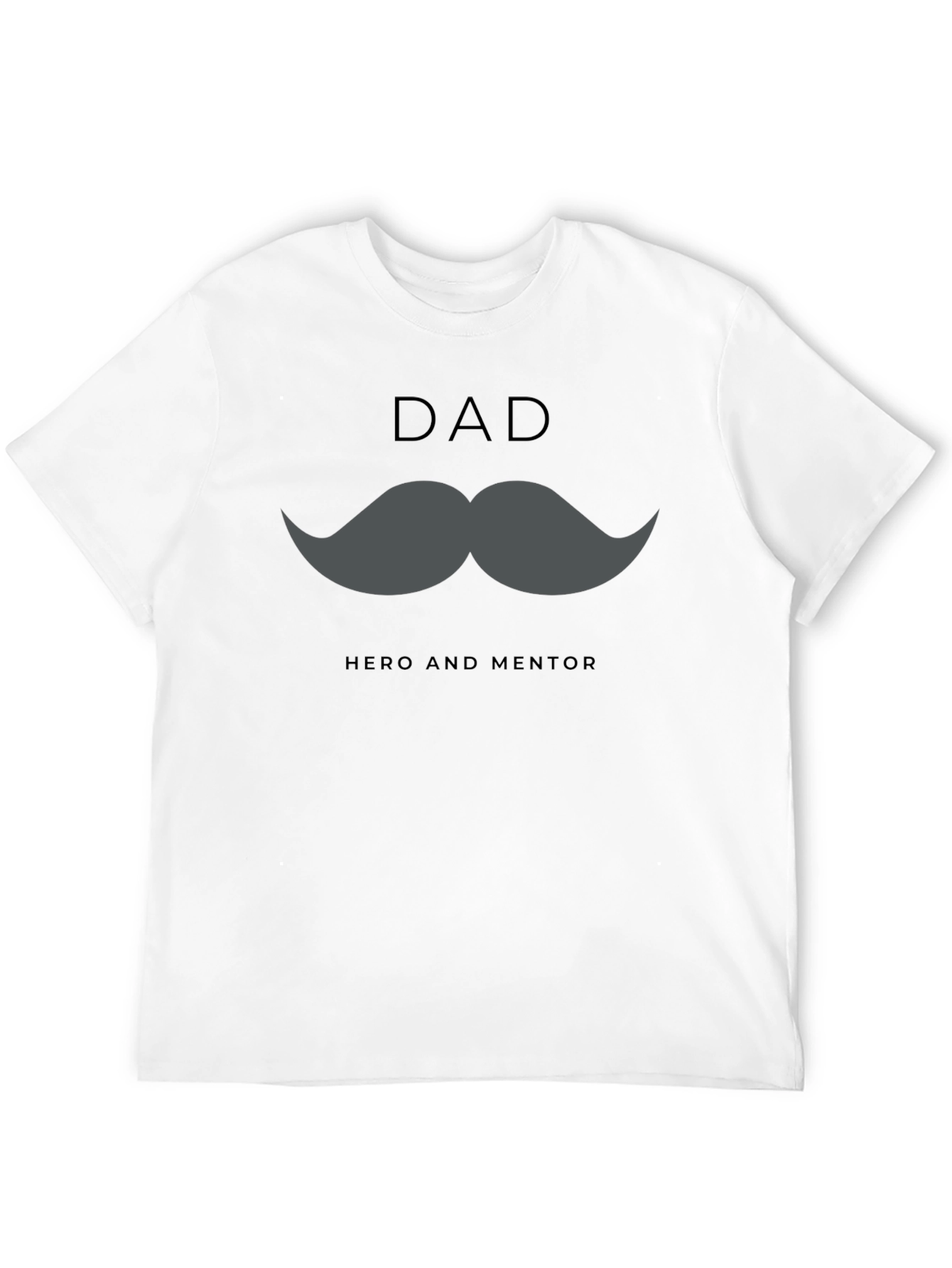 Black Dad Hero & Mentor Graphic T-Shirt - Black view 12