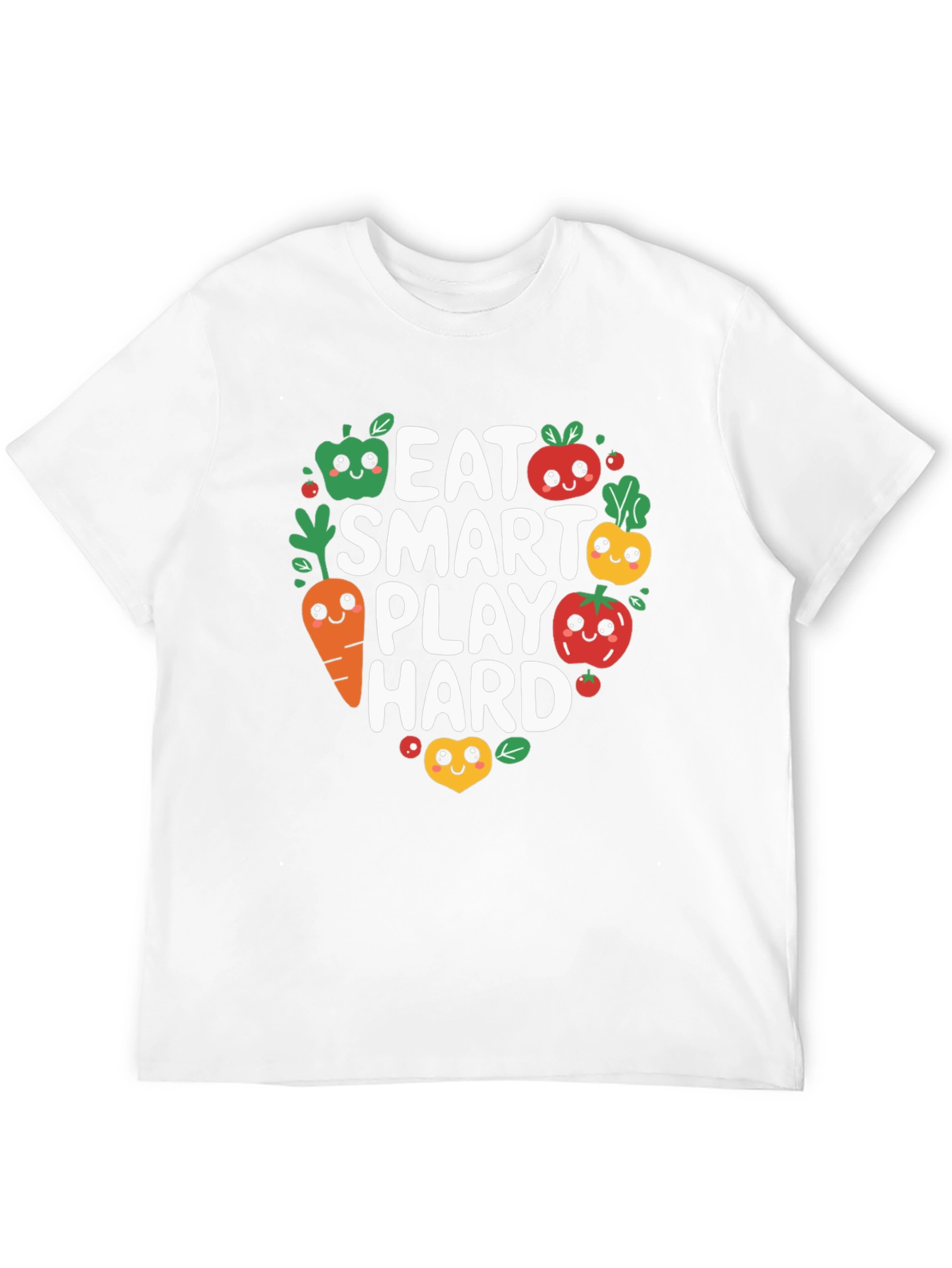 Black Eat Smart Play Hard T-Shirt view 12