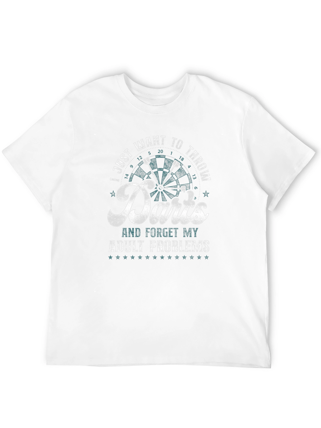 Darts Adult Problems Graphic Tee - 12