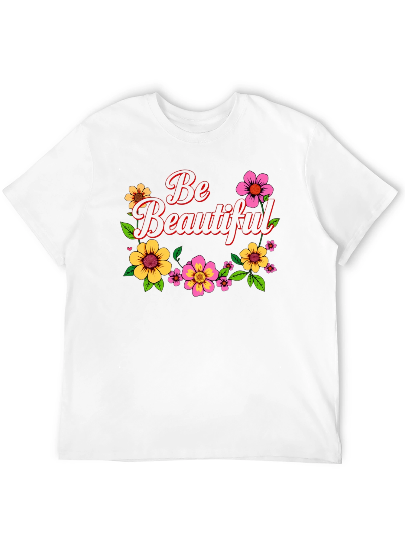 Black Be Beautiful Floral Graphic Black T-Shirt view 12