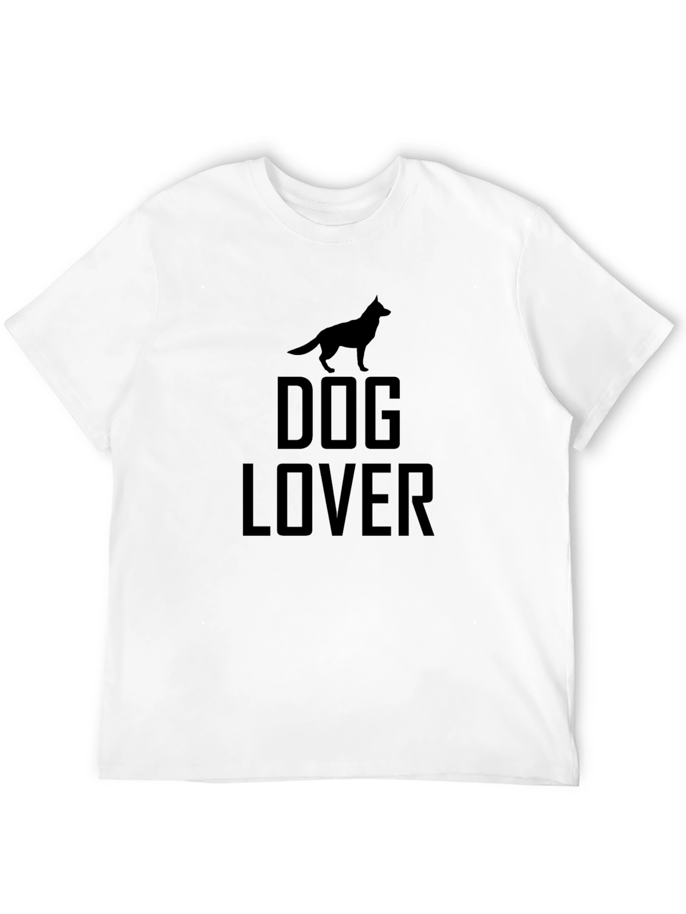 Black Dog Lover T-Shirt - Black Graphic Tee view 12