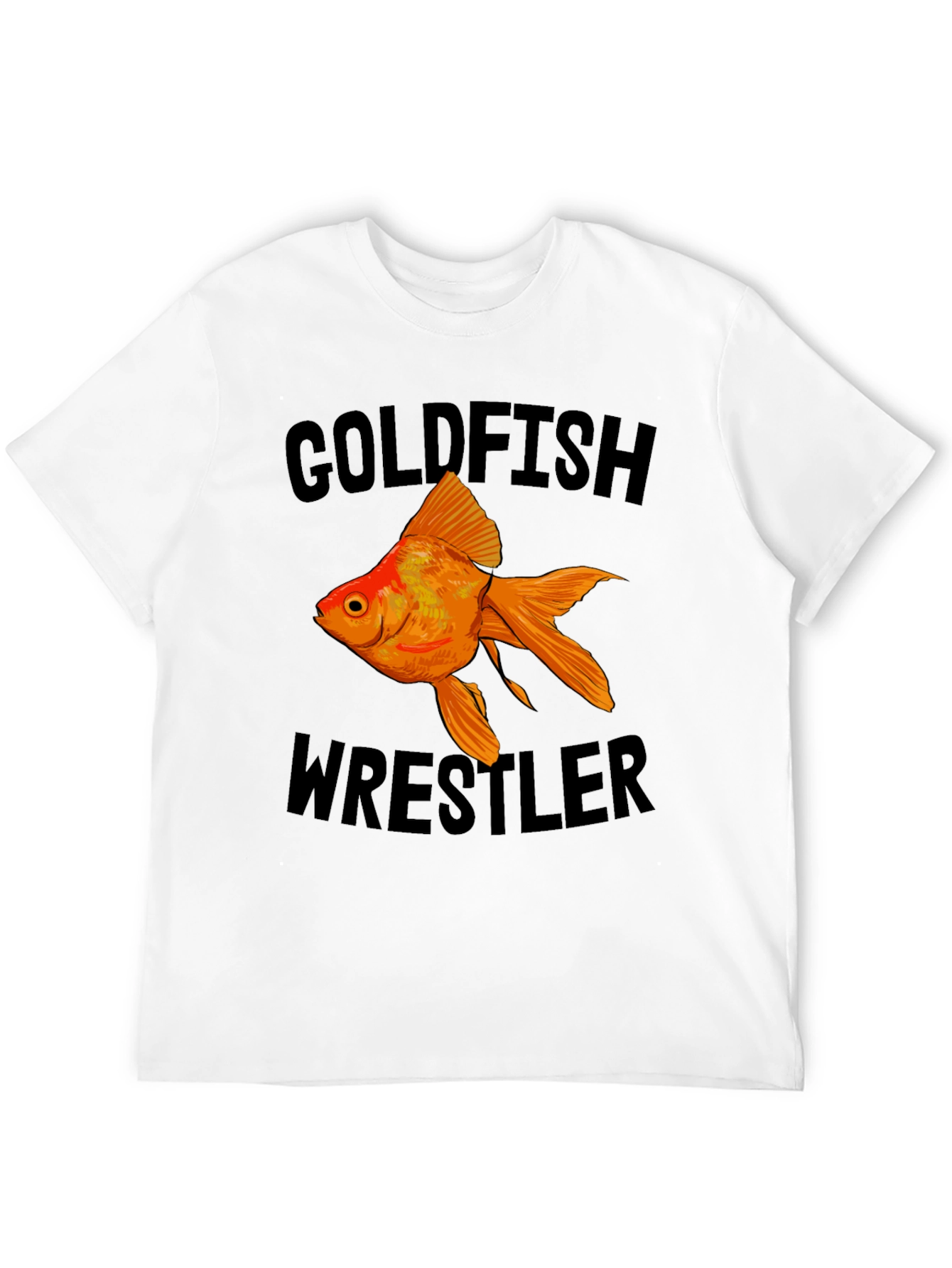 Black Goldfish Wrestler Graphic Tee view 12