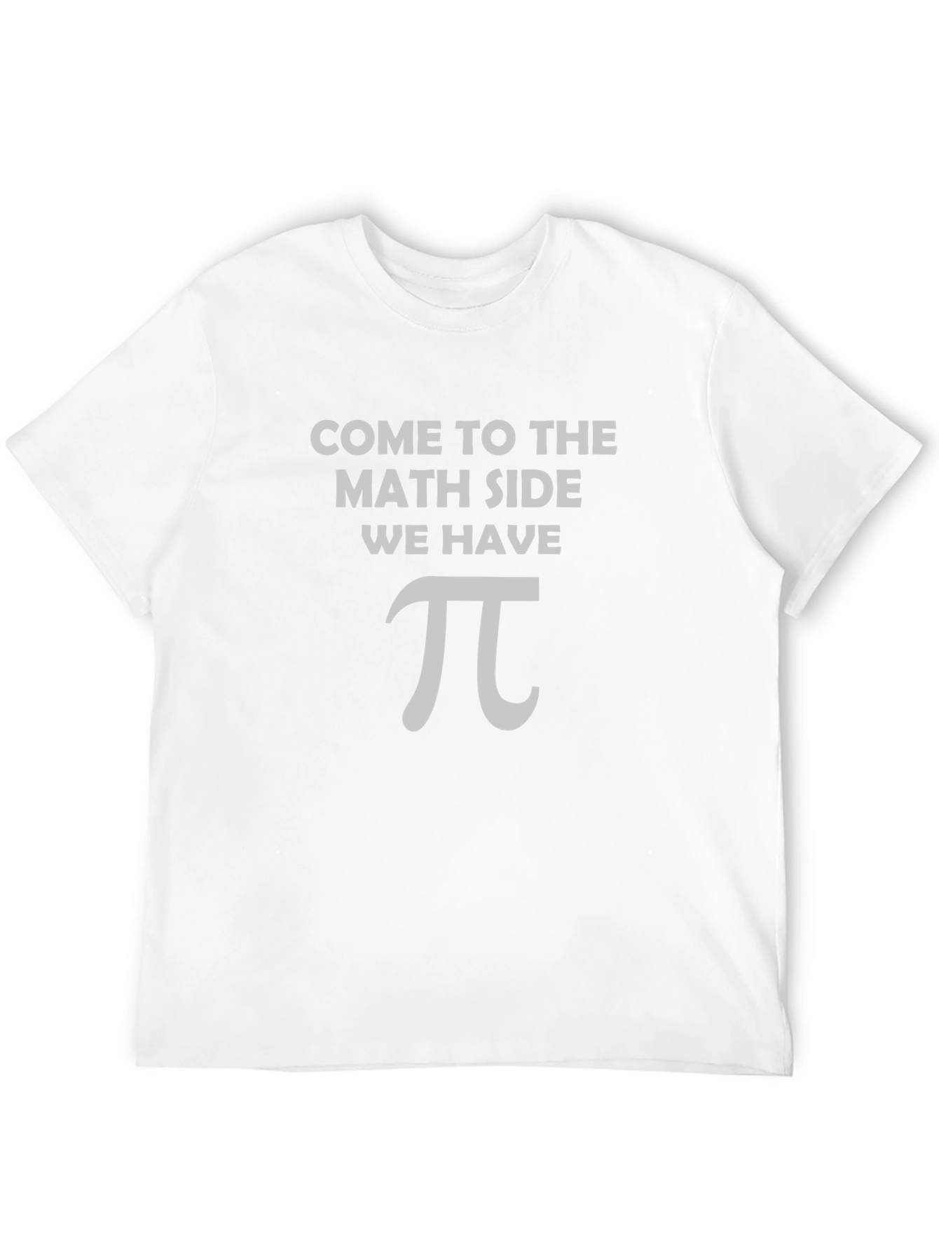 Black Math Side Pi T-Shirt - Geeky Fun view 12