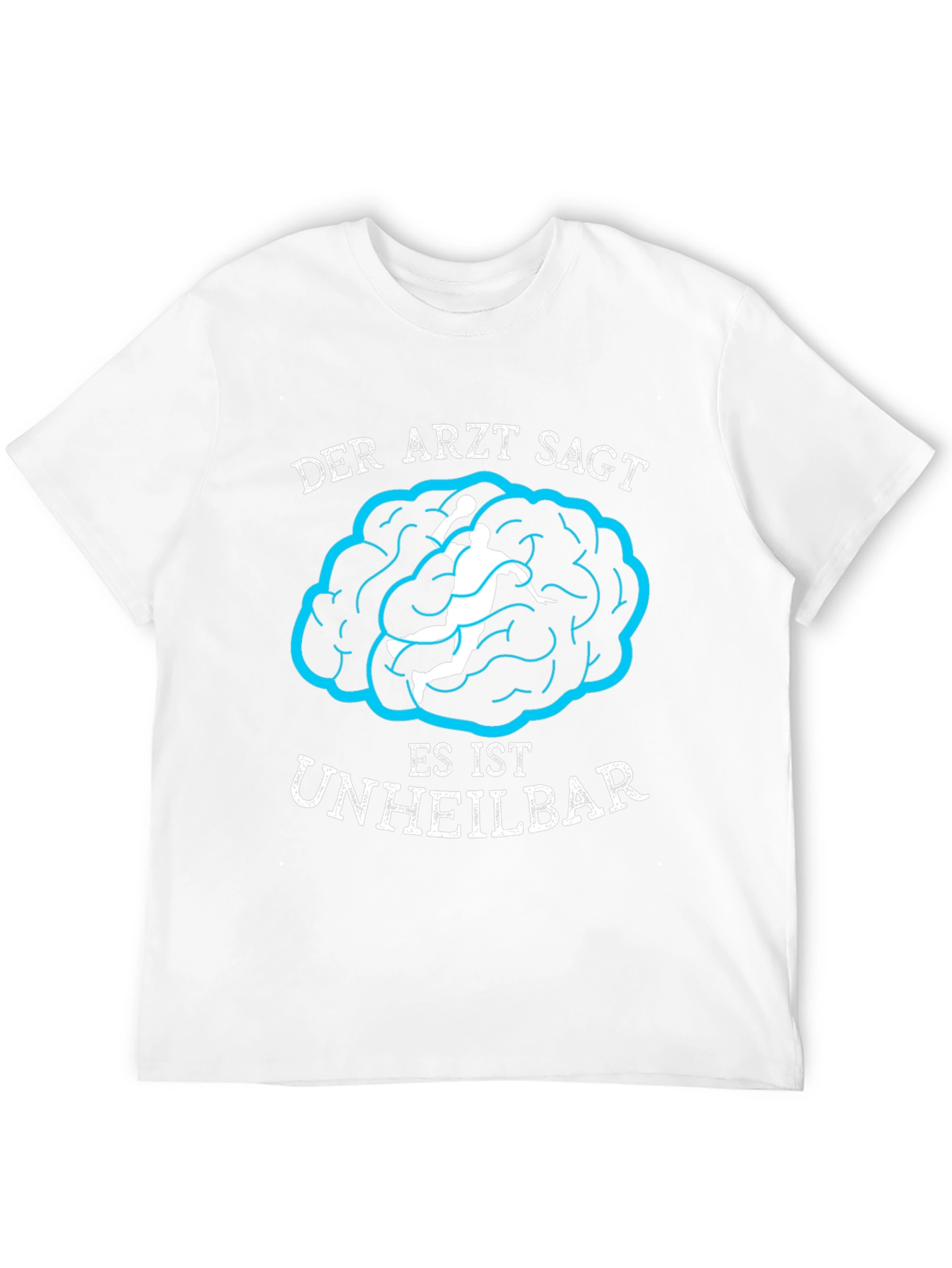 Black Handball Brain T-Shirt - Arzt Sagt Unheilbar view 12