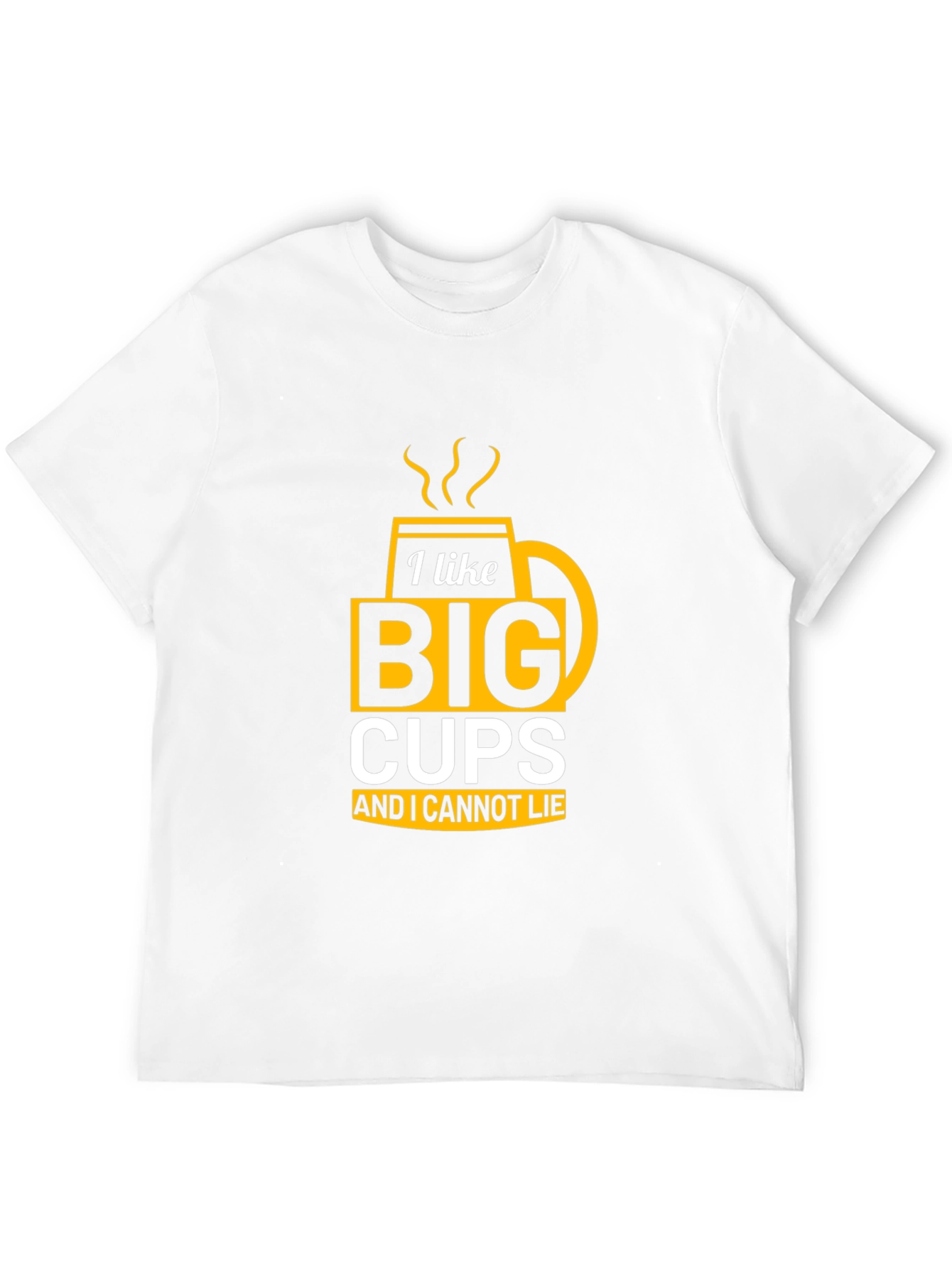 Black I Like Big Cups Graphic Tee - Funny Coffee Lover Shirt view 12
