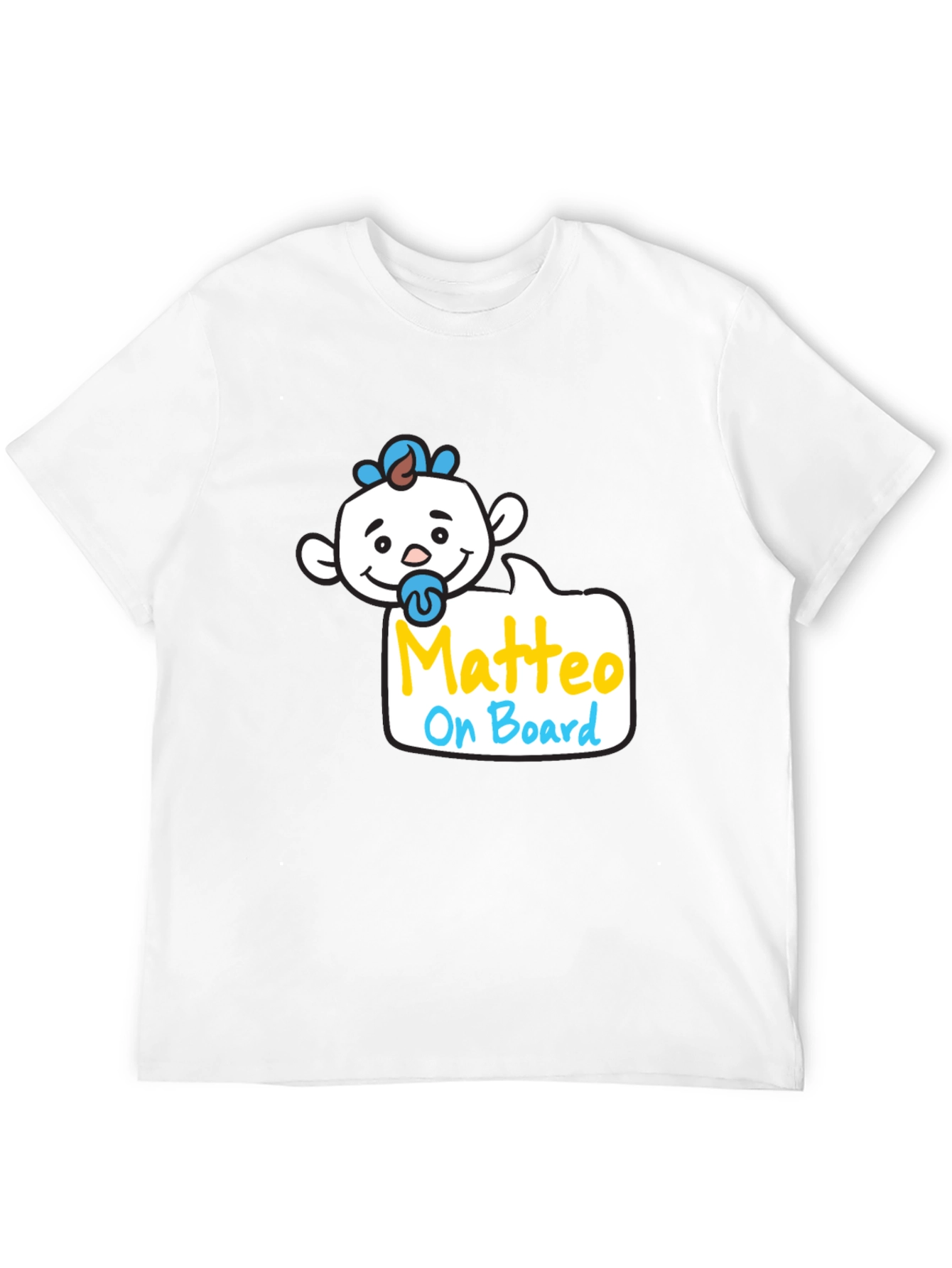 Matteo On Board Baby Graphic Tee - Black - 12
