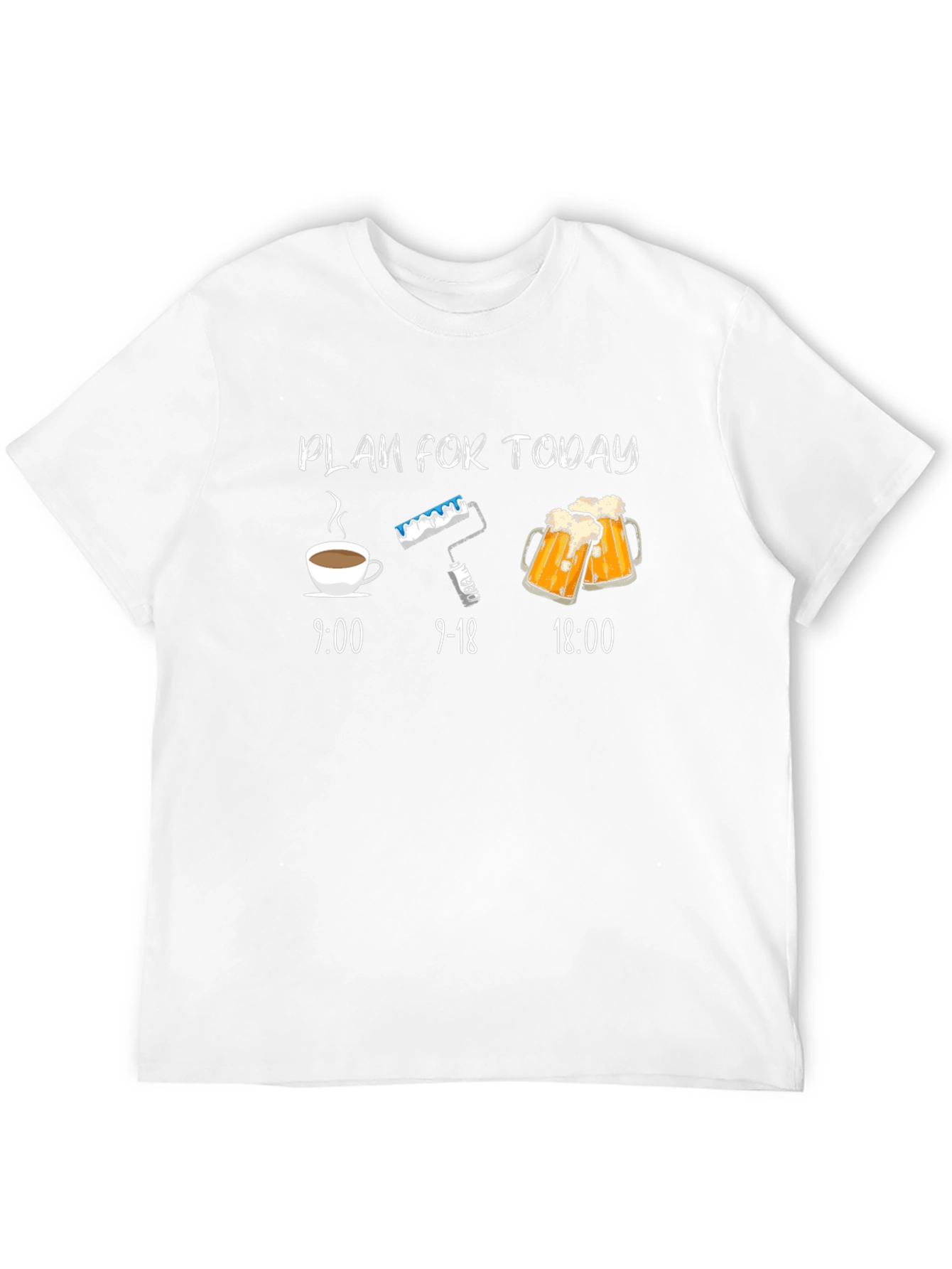 Black Plan For Today Graphic T-Shirt view 12