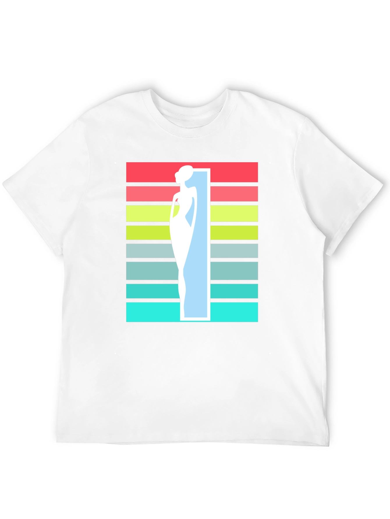 Black Retro Silhouette Tee view 12