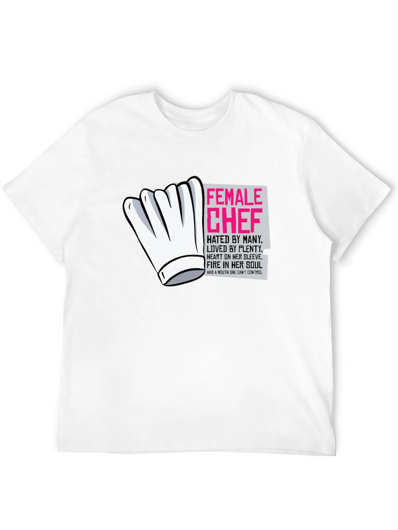 Black Female Chef Graphic T-Shirt view 12